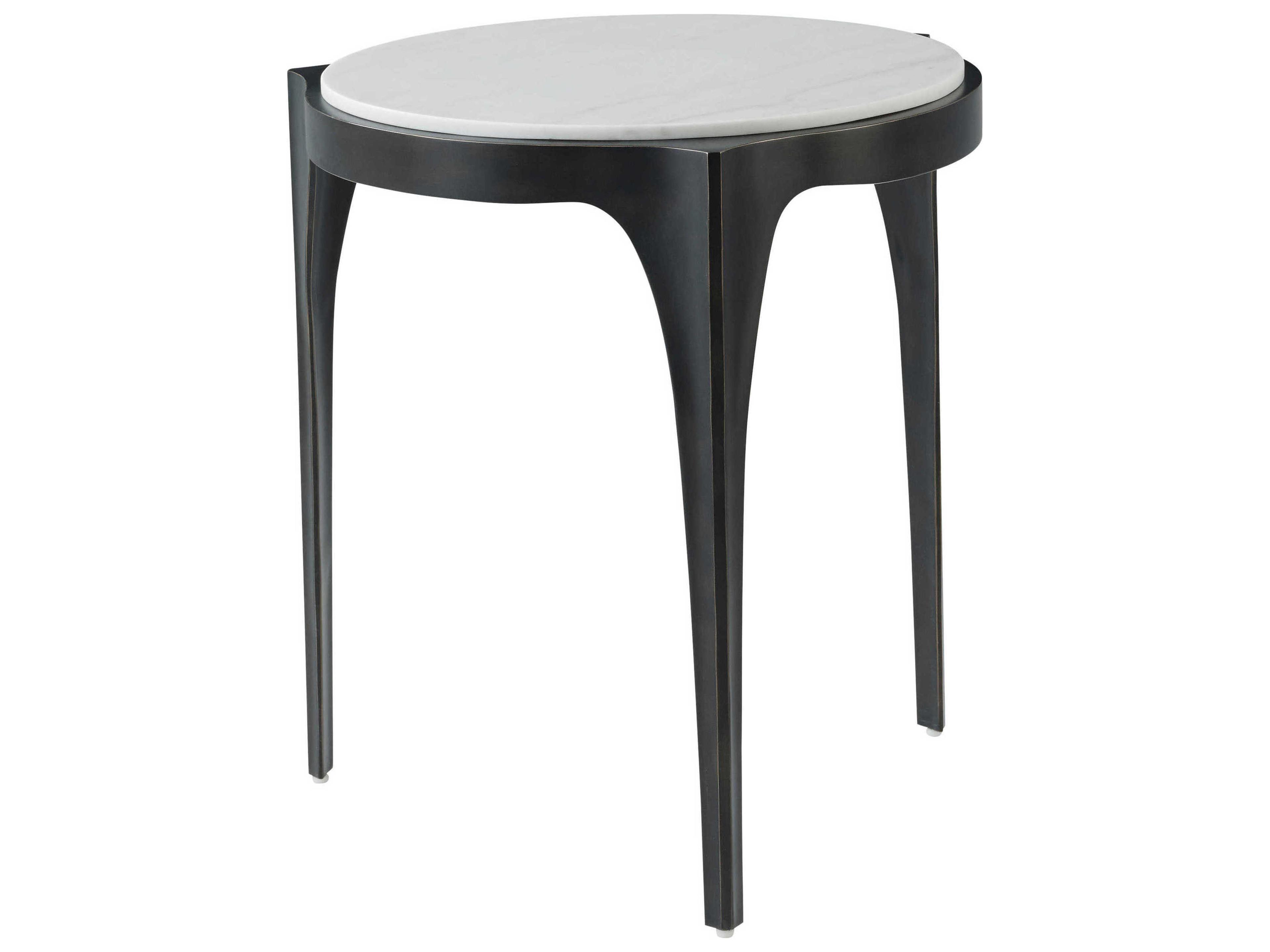 Ta Originals Round Marble Romulus End Table