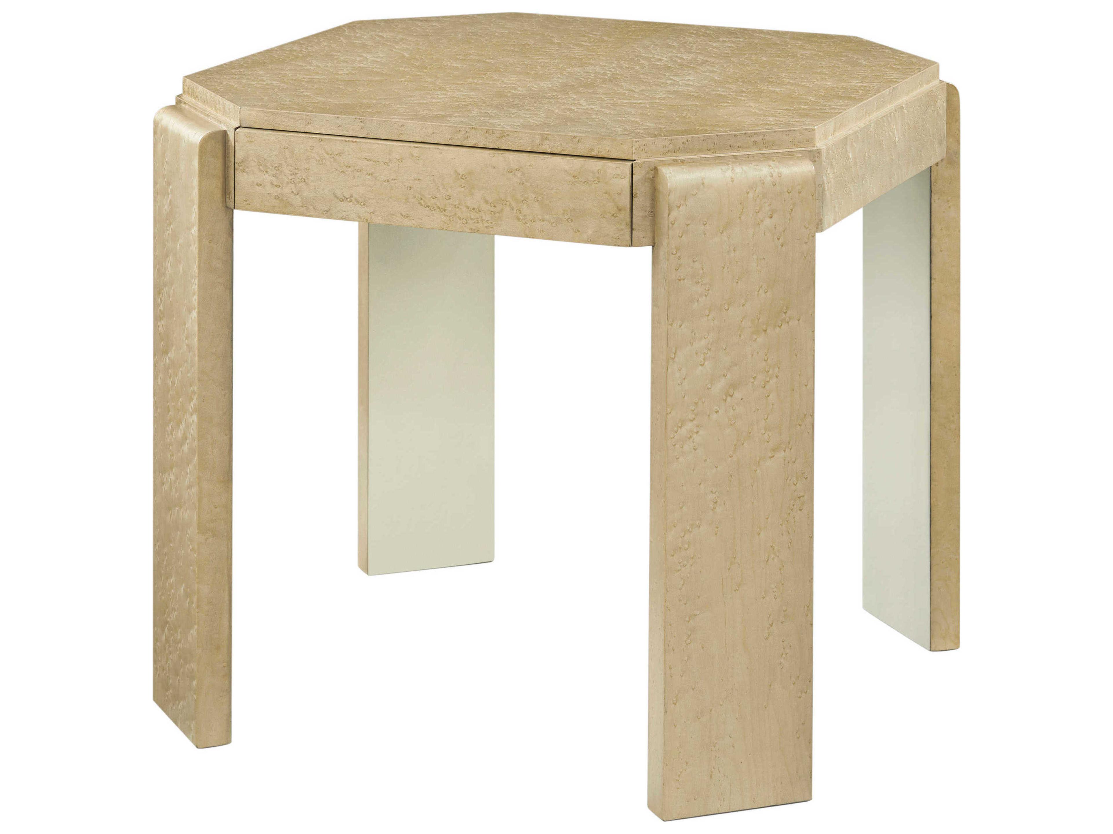 Origins Octagon Wood Sesame End Table