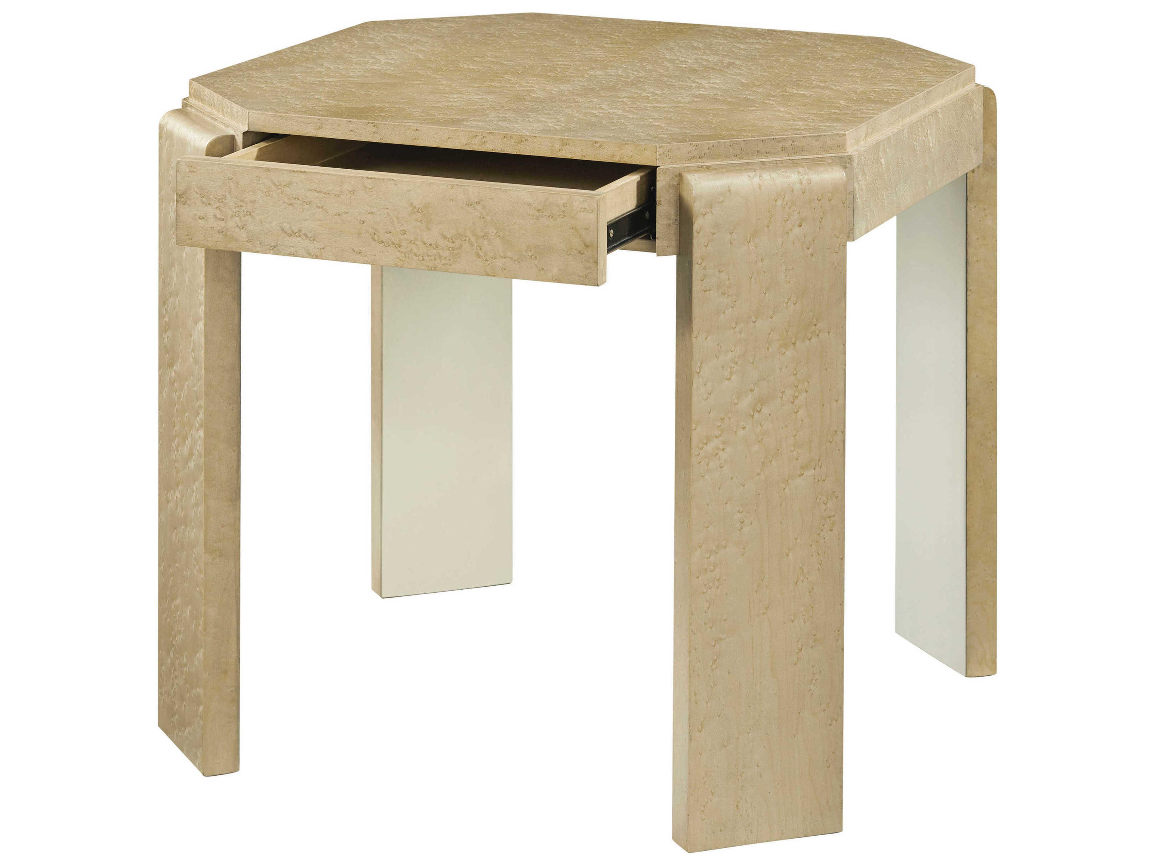 Theodore Alexander Origins Octagon Wood Sesame End Table