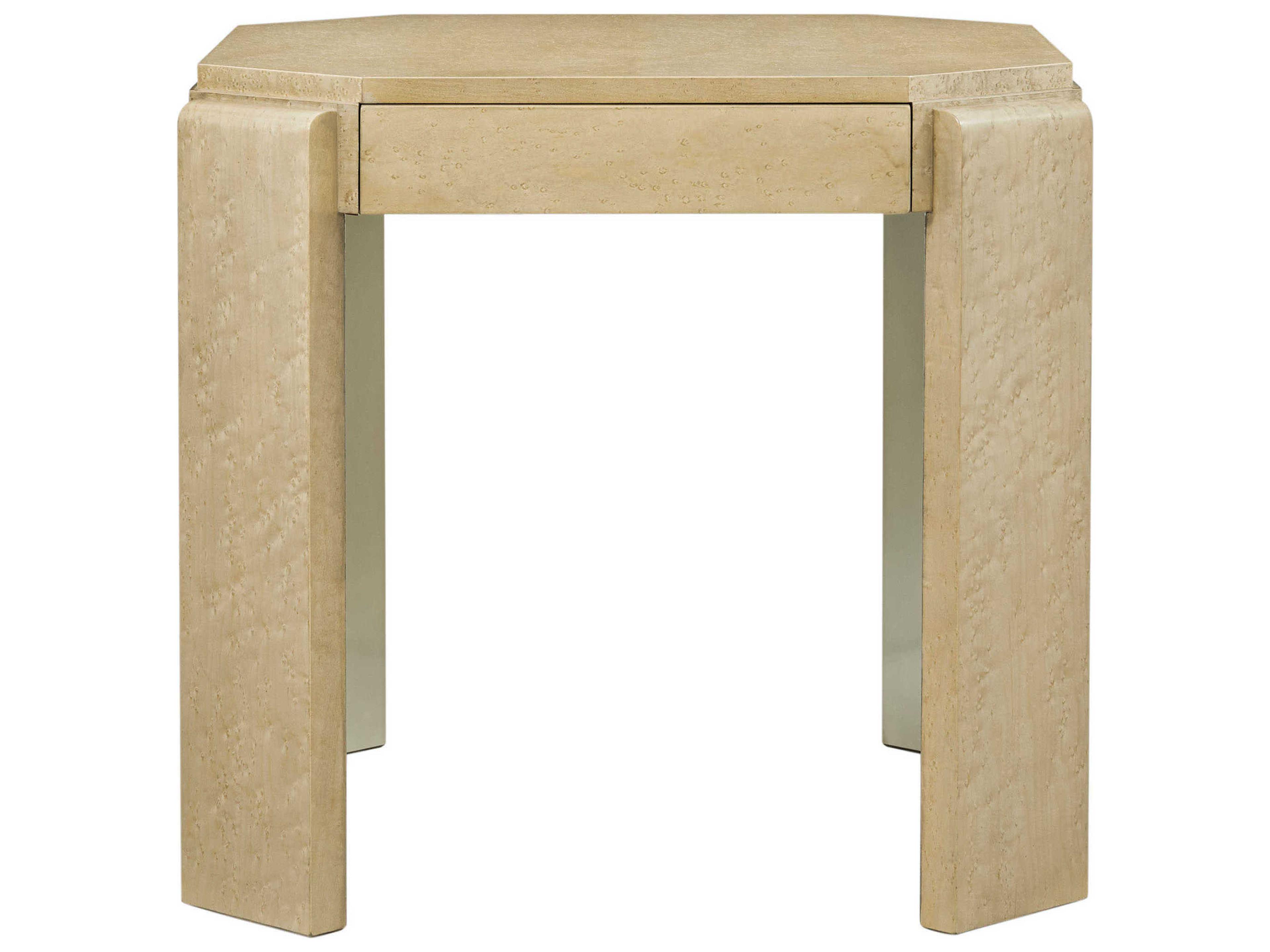Theodore Alexander Origins Octagon Wood Sesame End Table