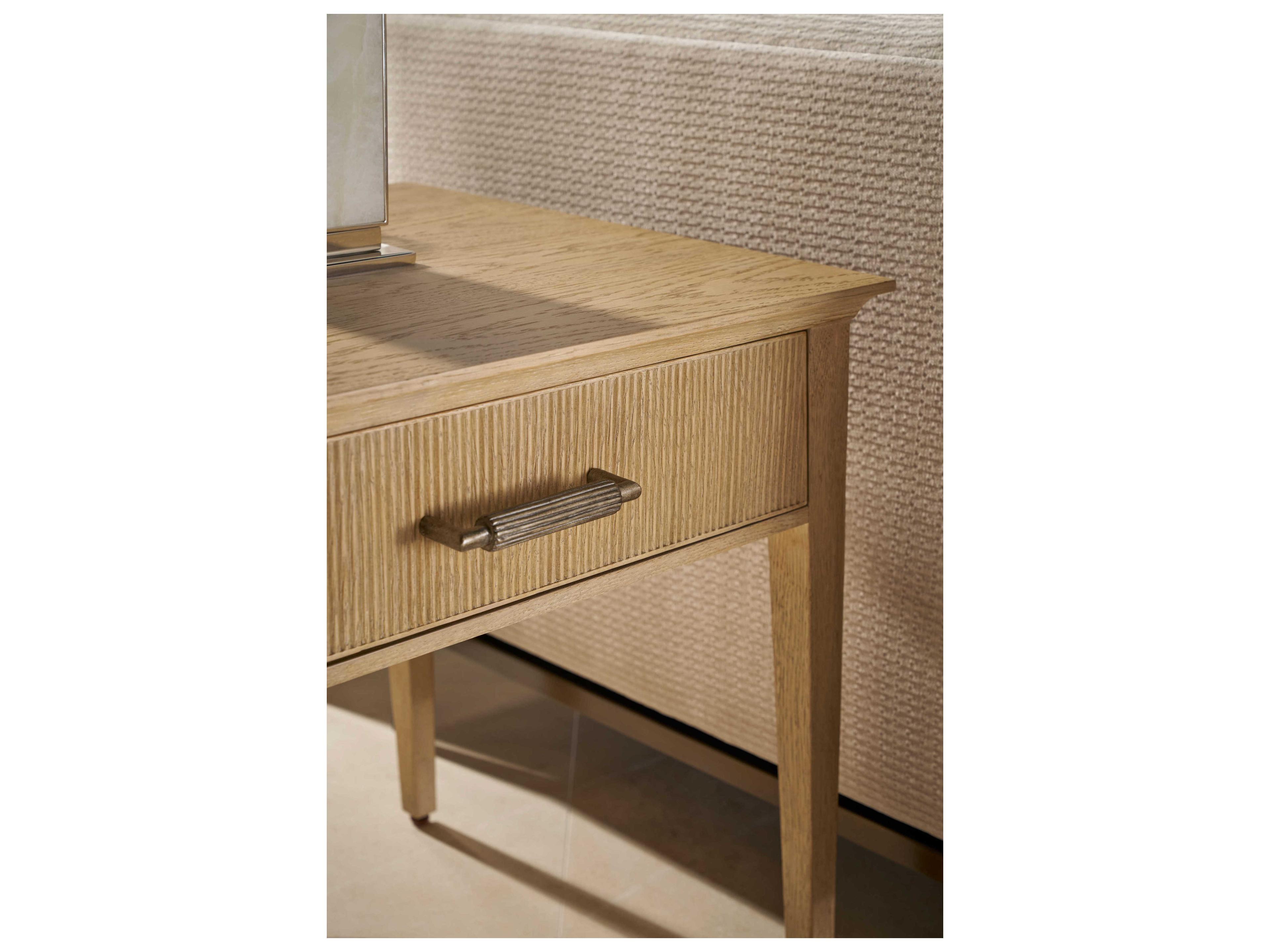 Theodore Alexander Balboa Rectangular Wood Lido Coastal Grey End Table