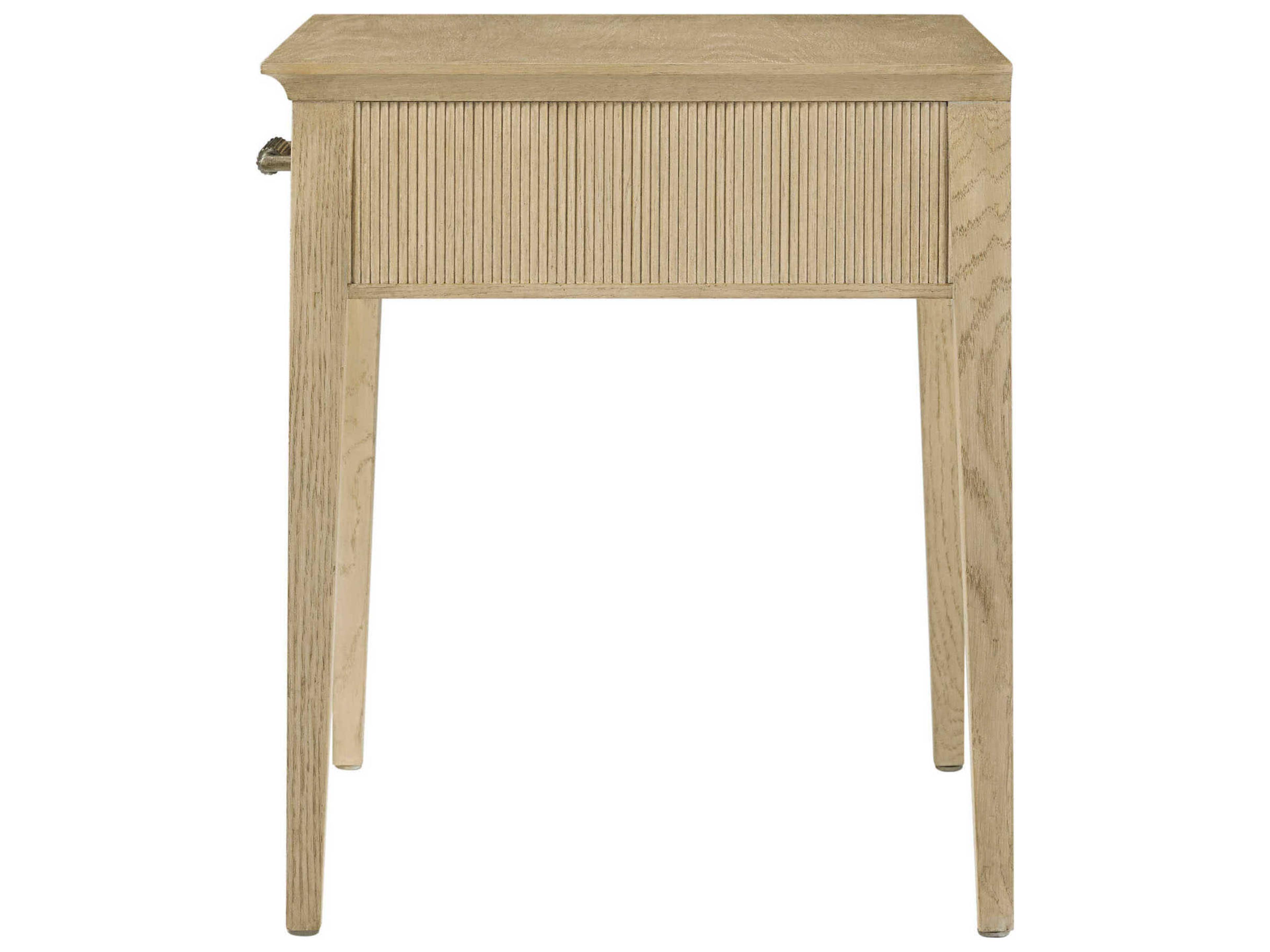 Theodore Alexander Balboa Rectangular Wood Lido Coastal Grey End Table