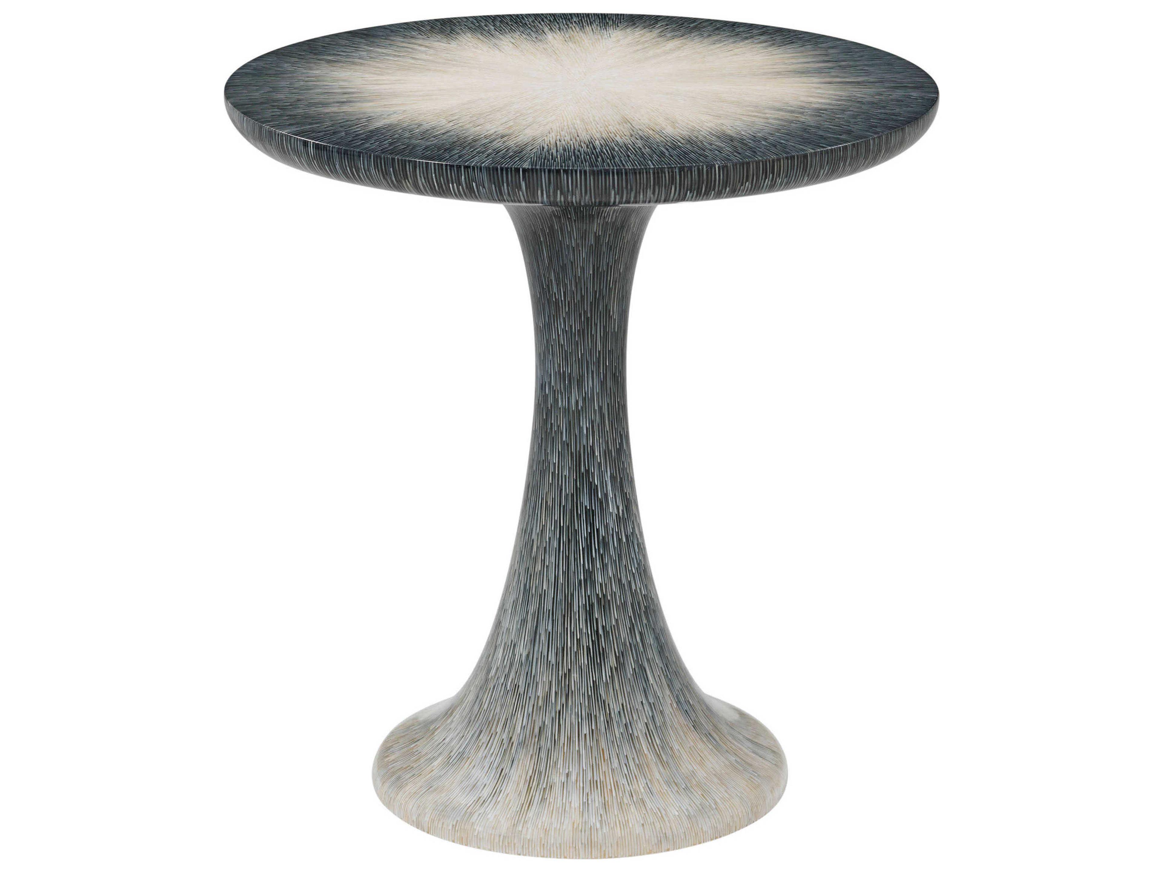 Ta Originals Round Wood Filament End Table