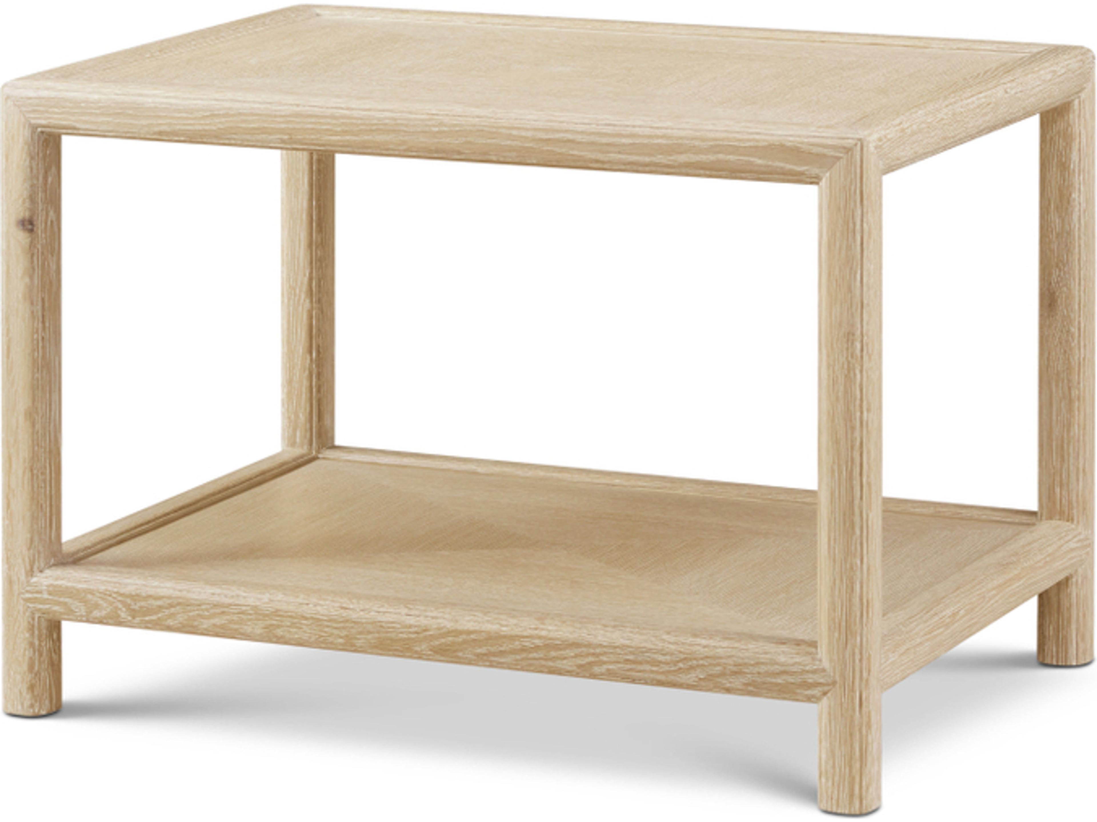 Montauk Rectangular Wood End Table