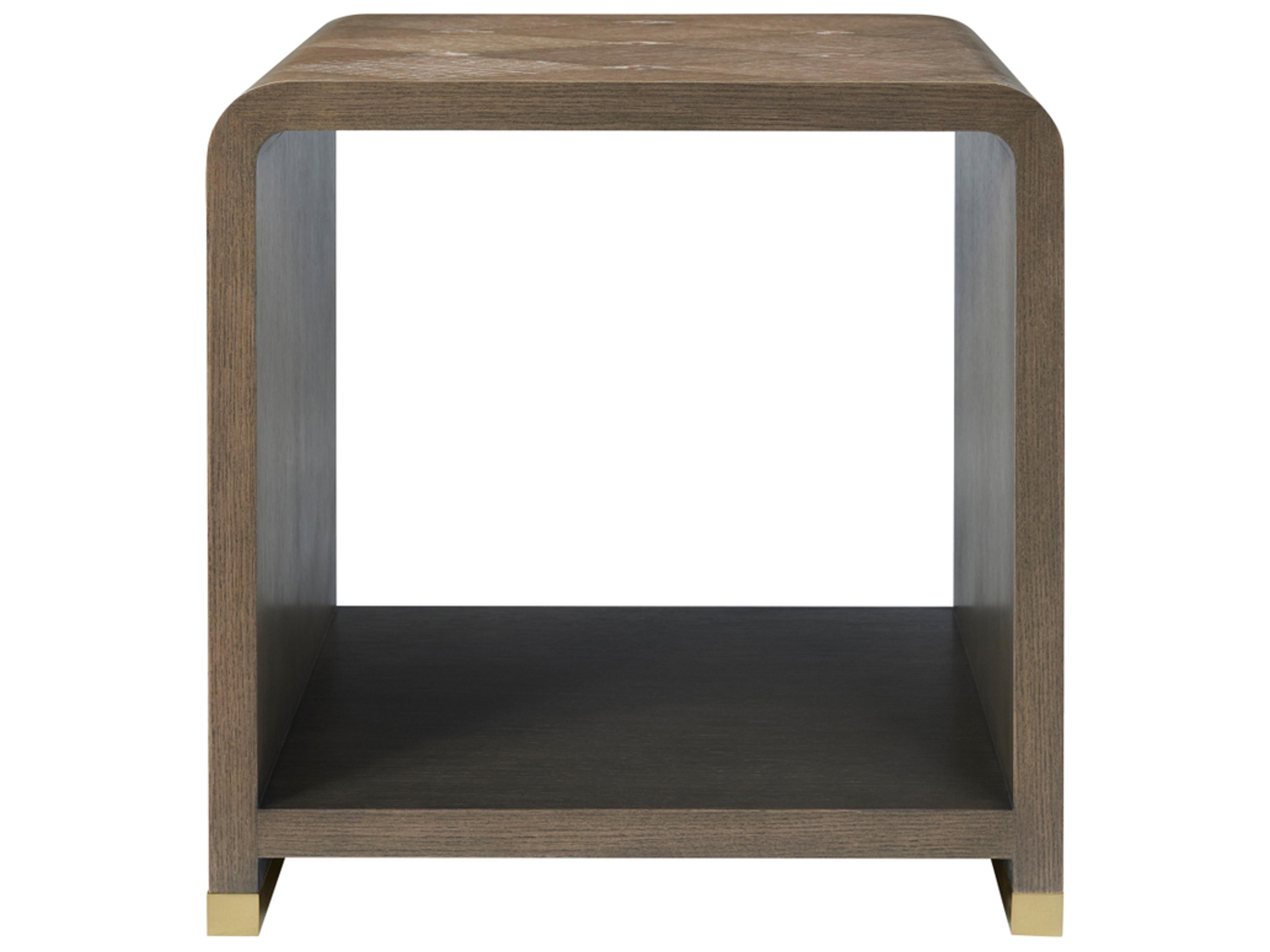 Theodore Alexander Judith Leiber Couture Square Wood End Table