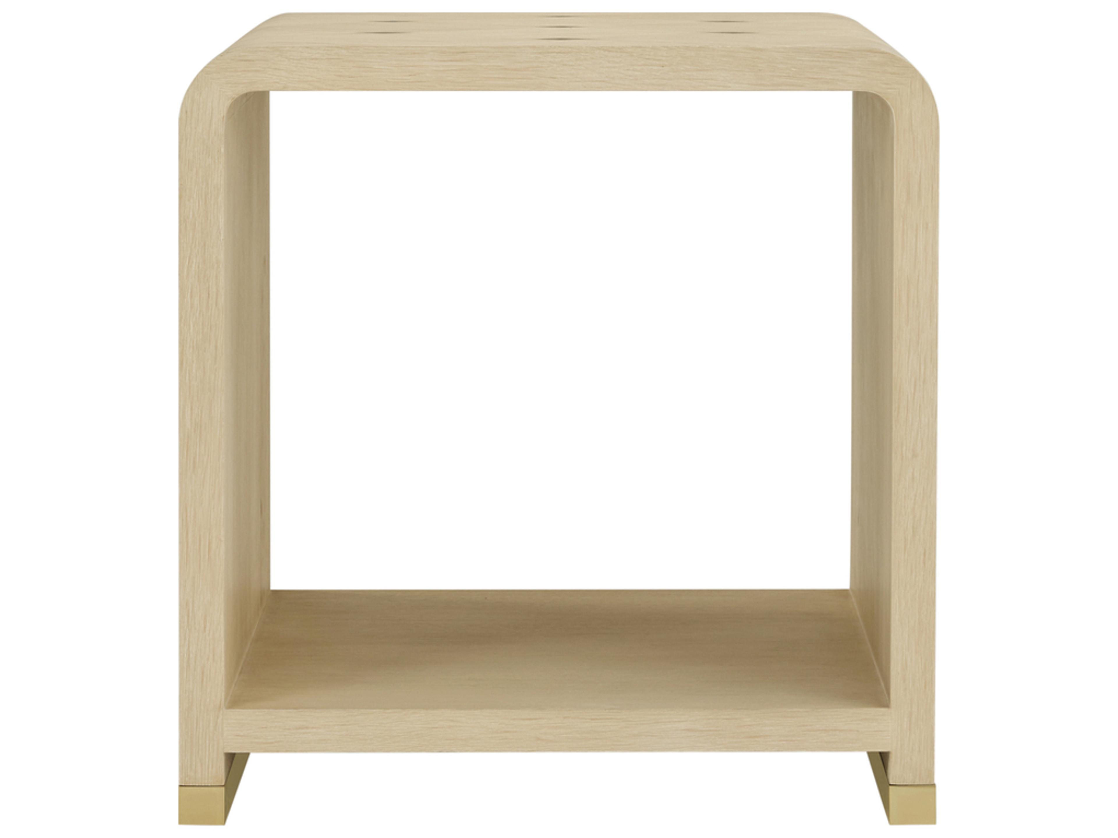 Theodore Alexander Judith Leiber Couture Square Wood End Table