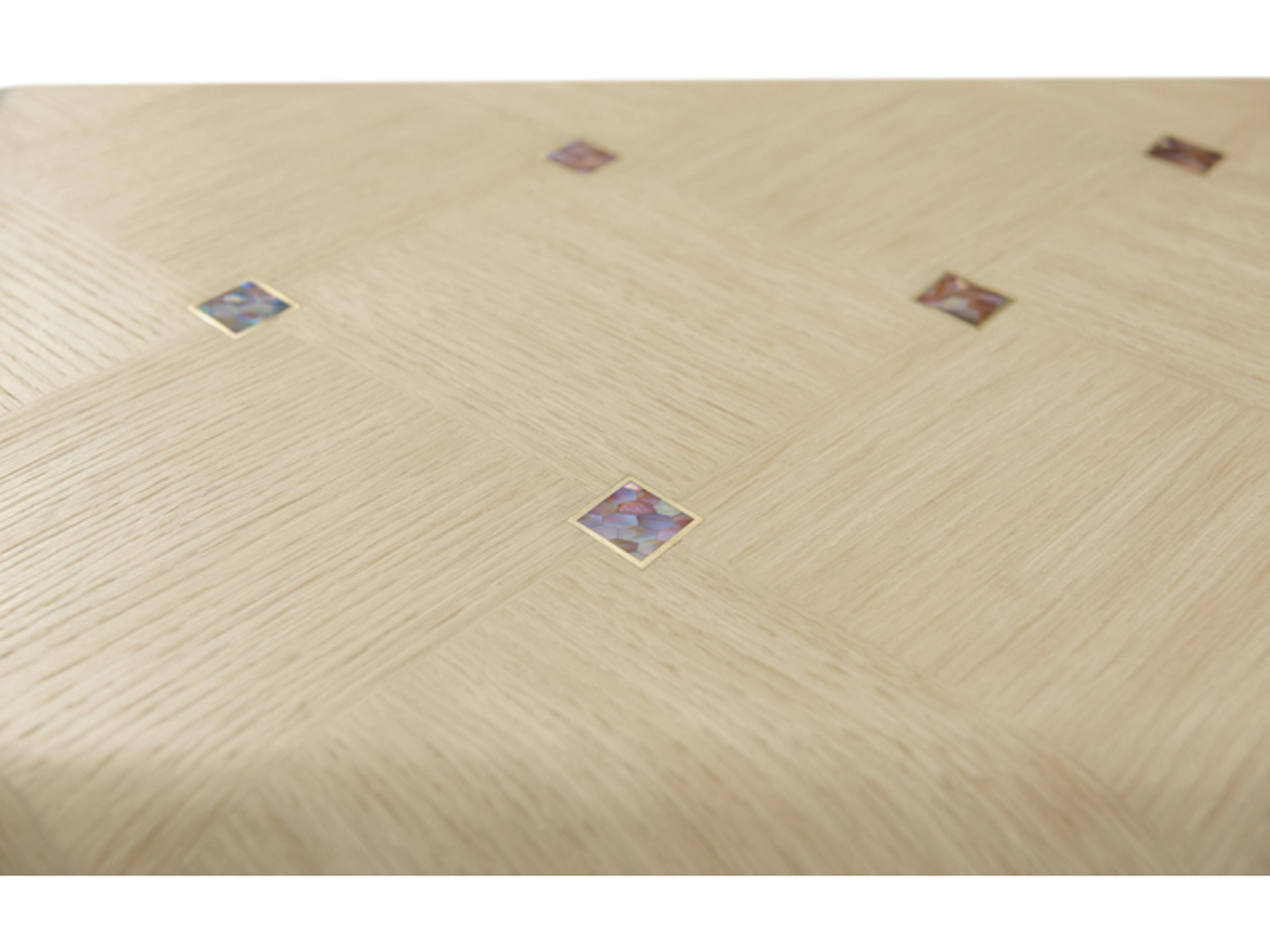 Theodore Alexander Judith Leiber Couture Square Wood End Table