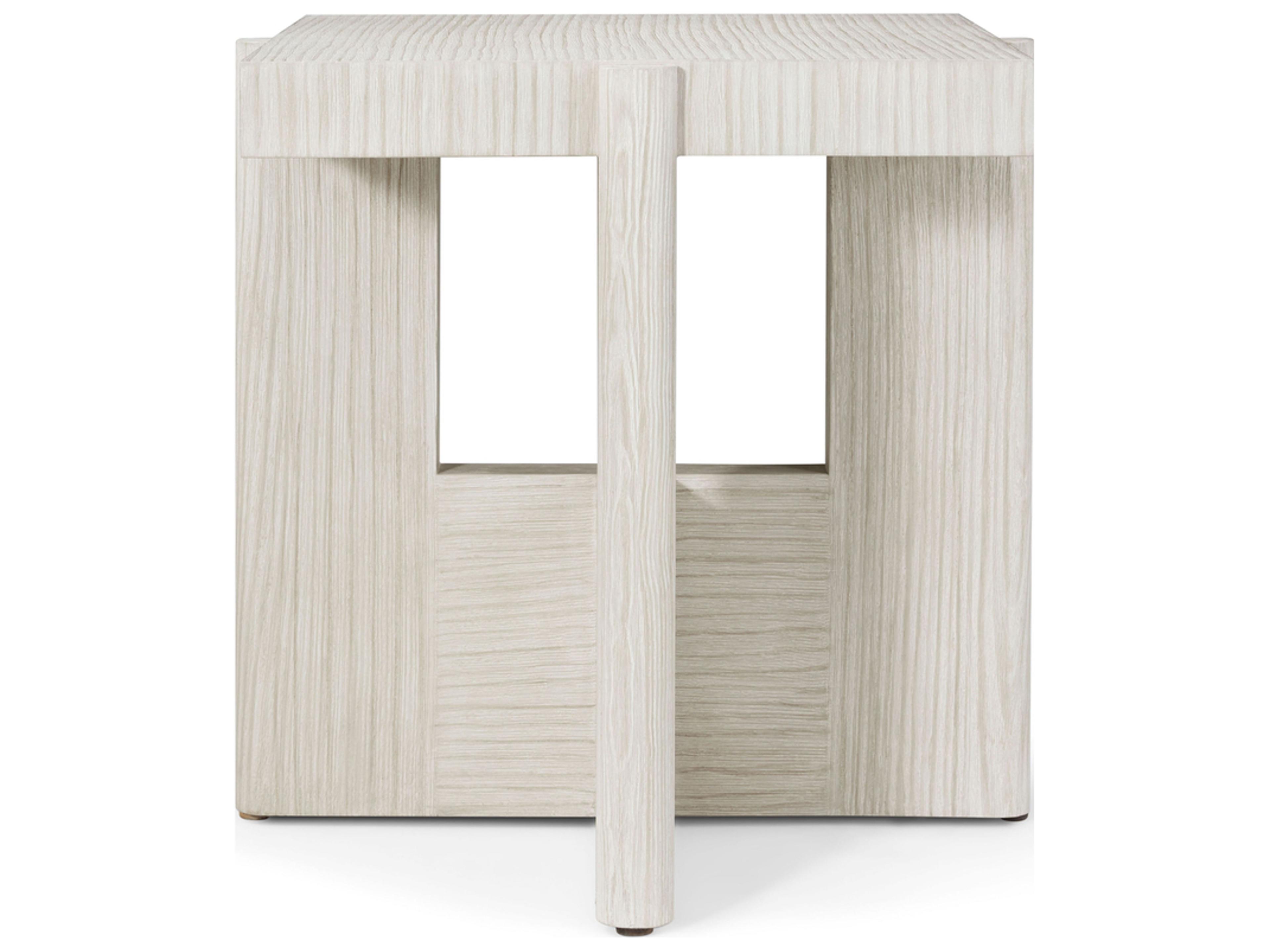 Theodore Alexander Urbane Square Wood End Table