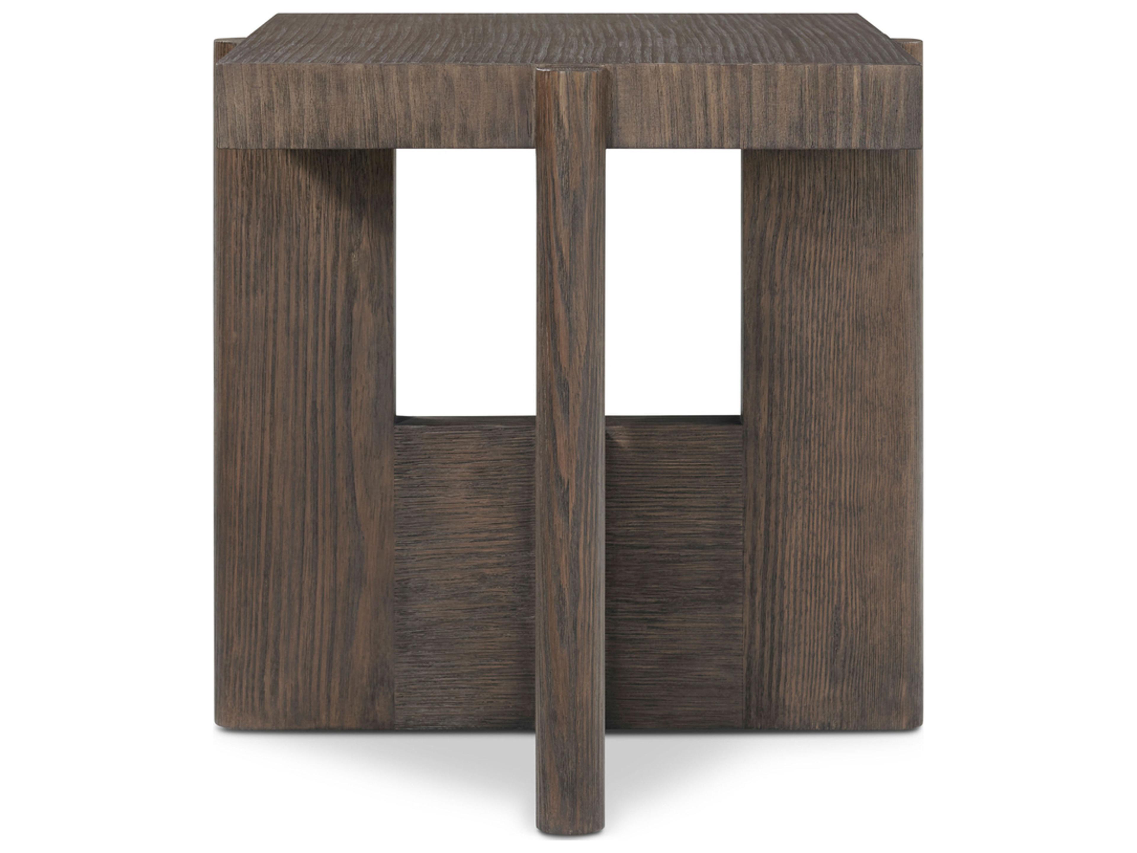 Theodore Alexander Urbane Square Wood End Table
