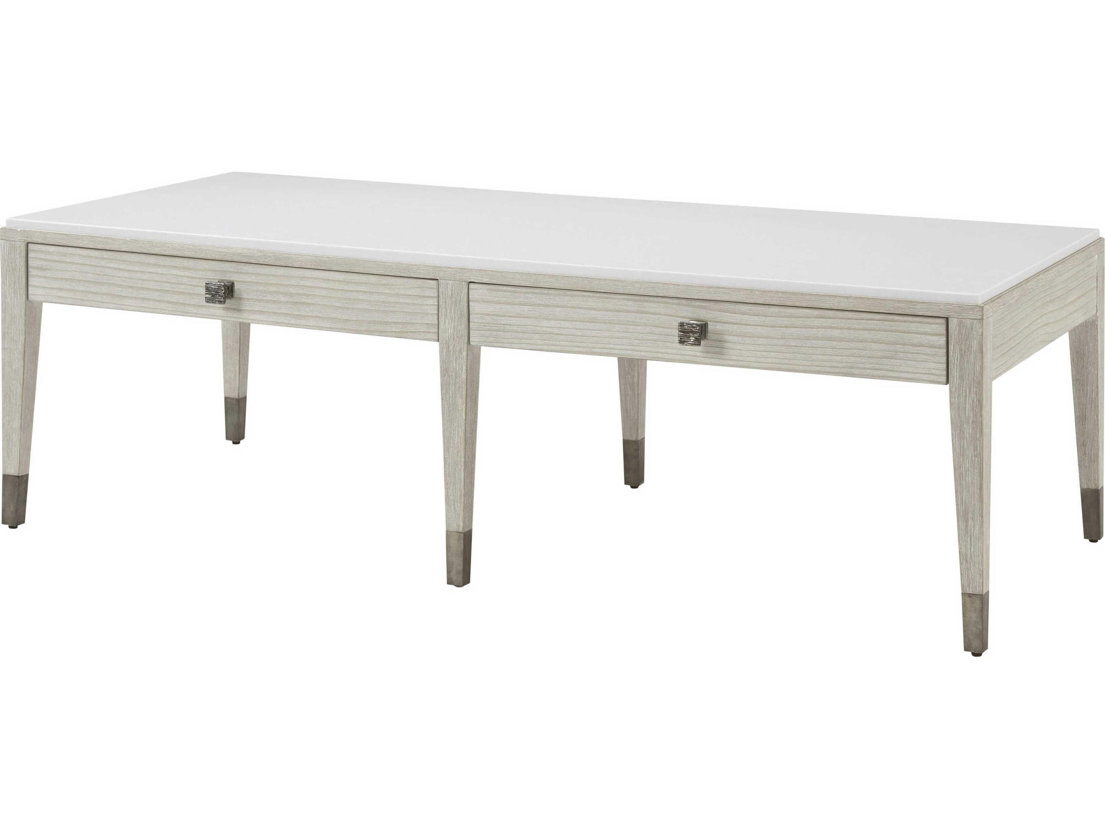 Breeze Rectangular Wood Sea Salt Coffee Table