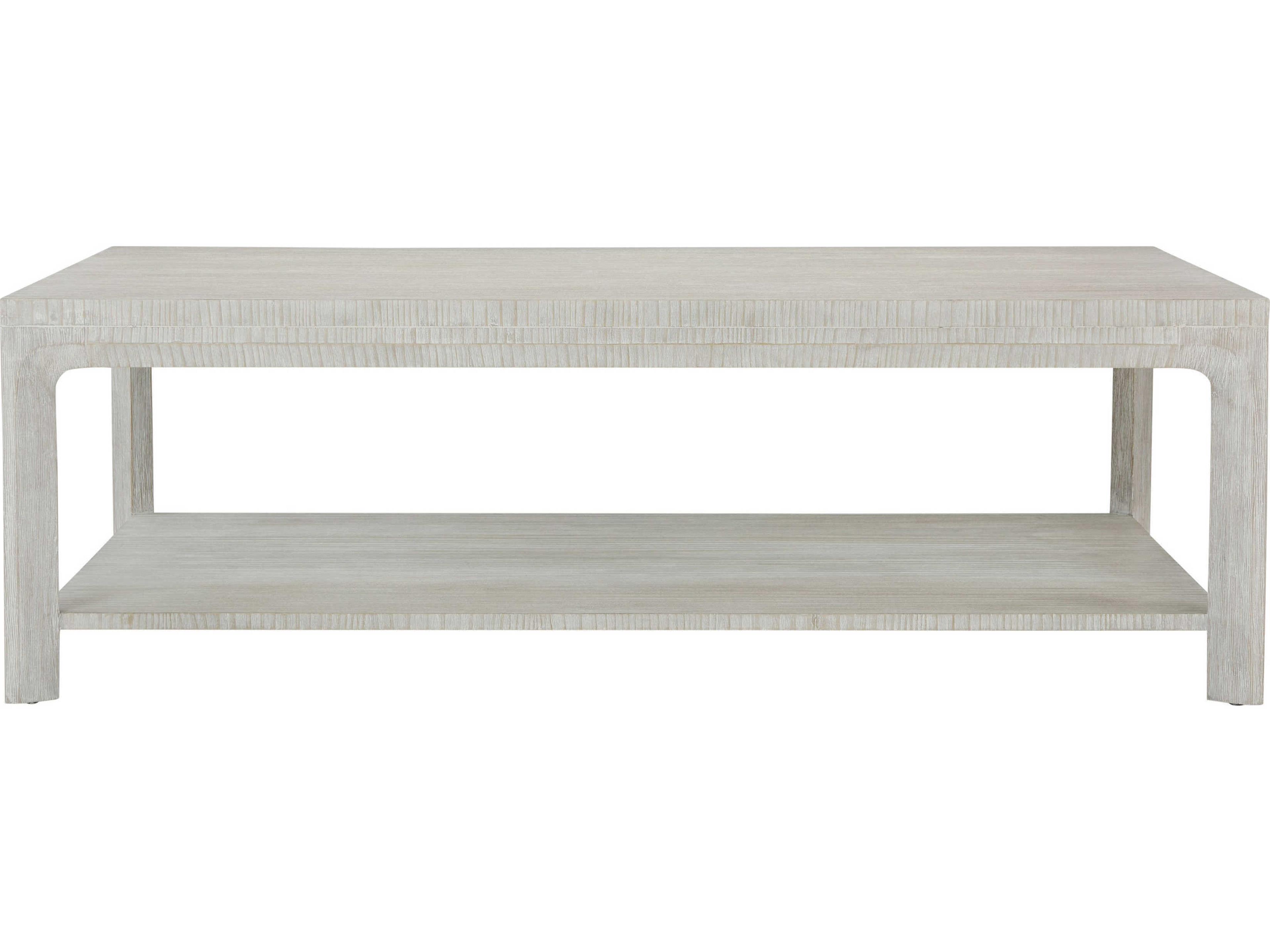 Theodore Alexander Breeze Rectangular Wood Sea Salt Coffee Table
