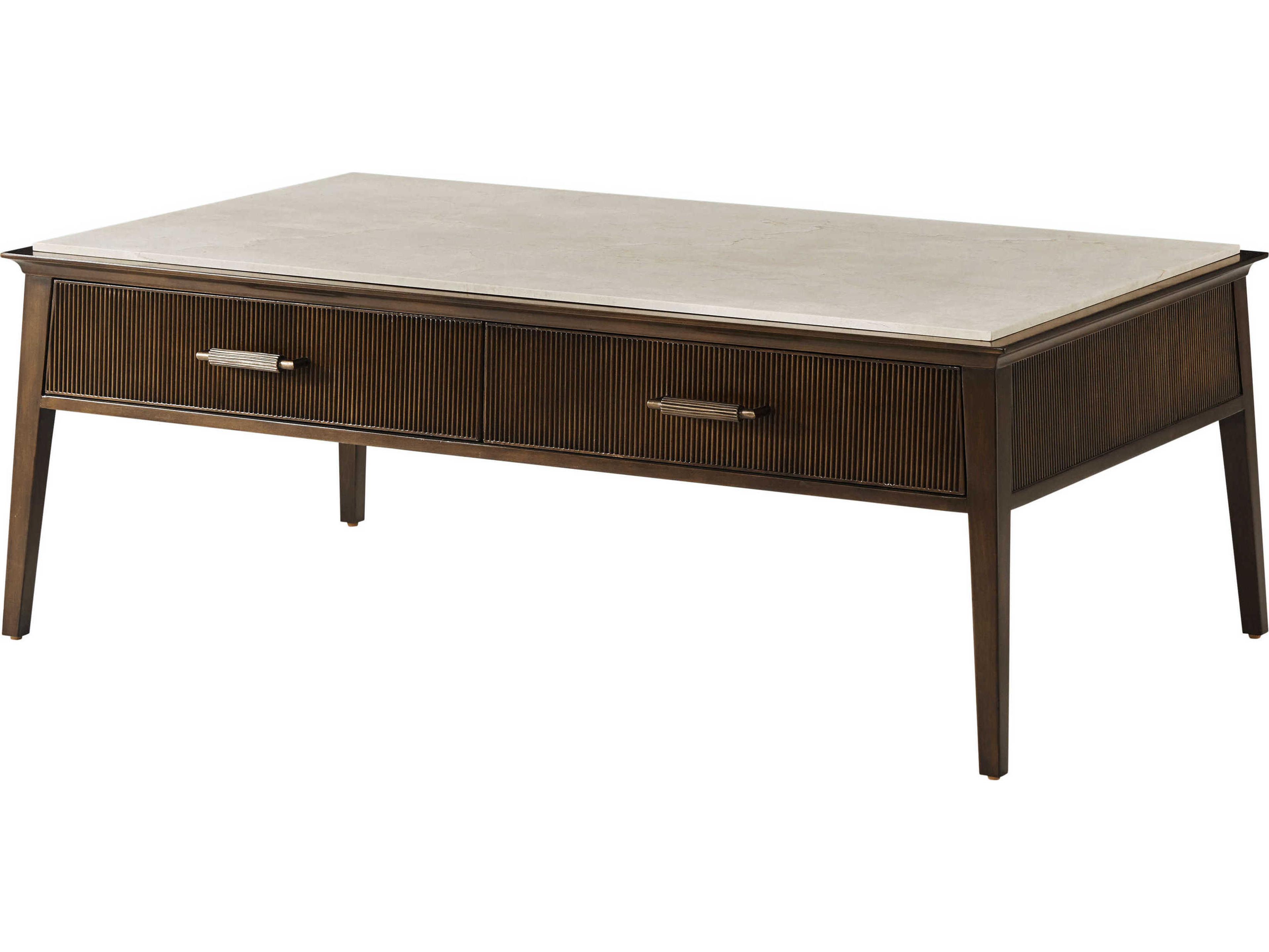 Lido Rectangular Wood Bistre Coffee Table
