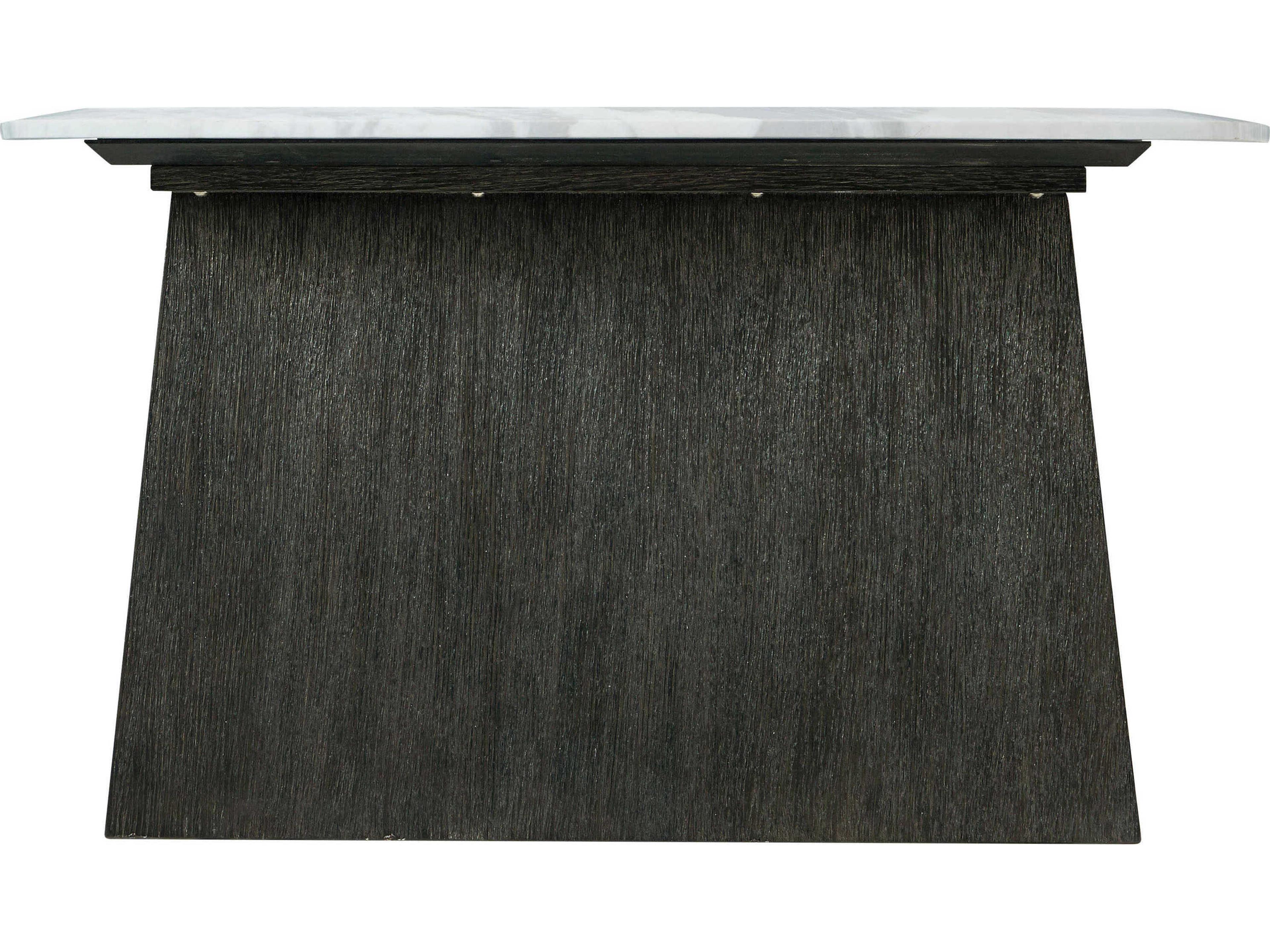 Theodore Alexander Repose Rectangular Marble Charcoal Oak Coffee Table