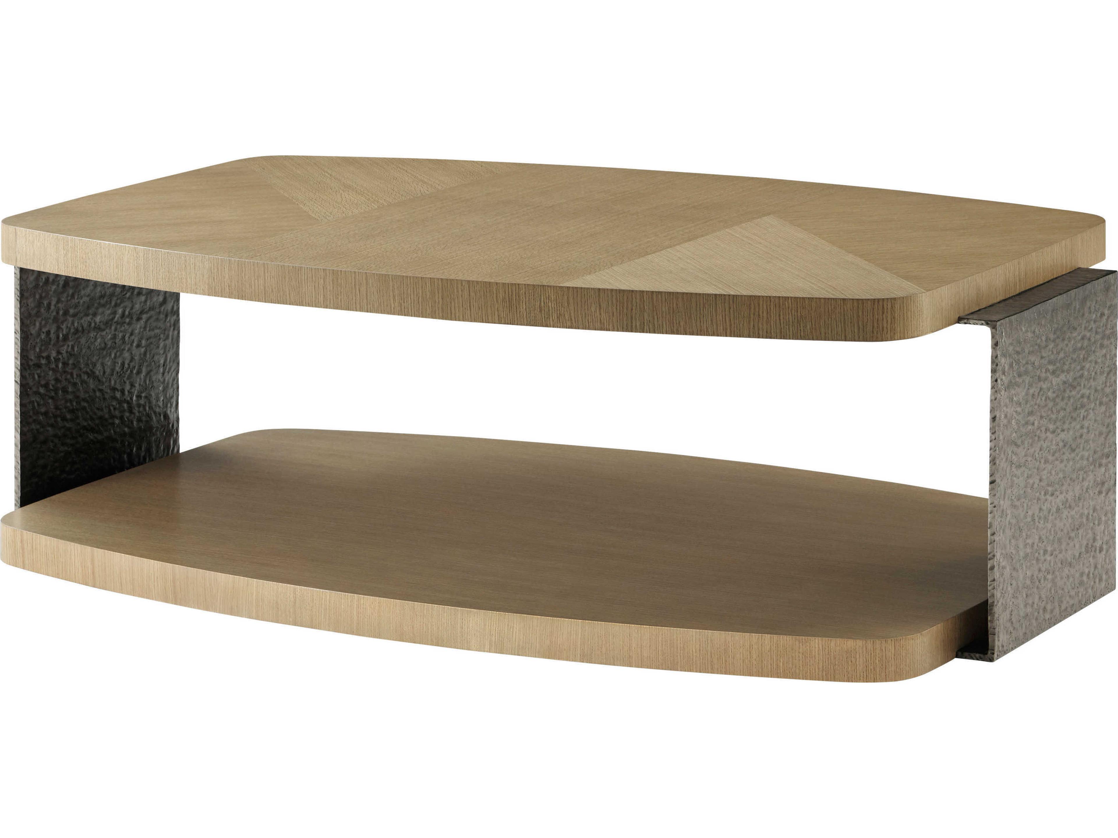 Essence Rectangular Wood Blonde Coffee Table