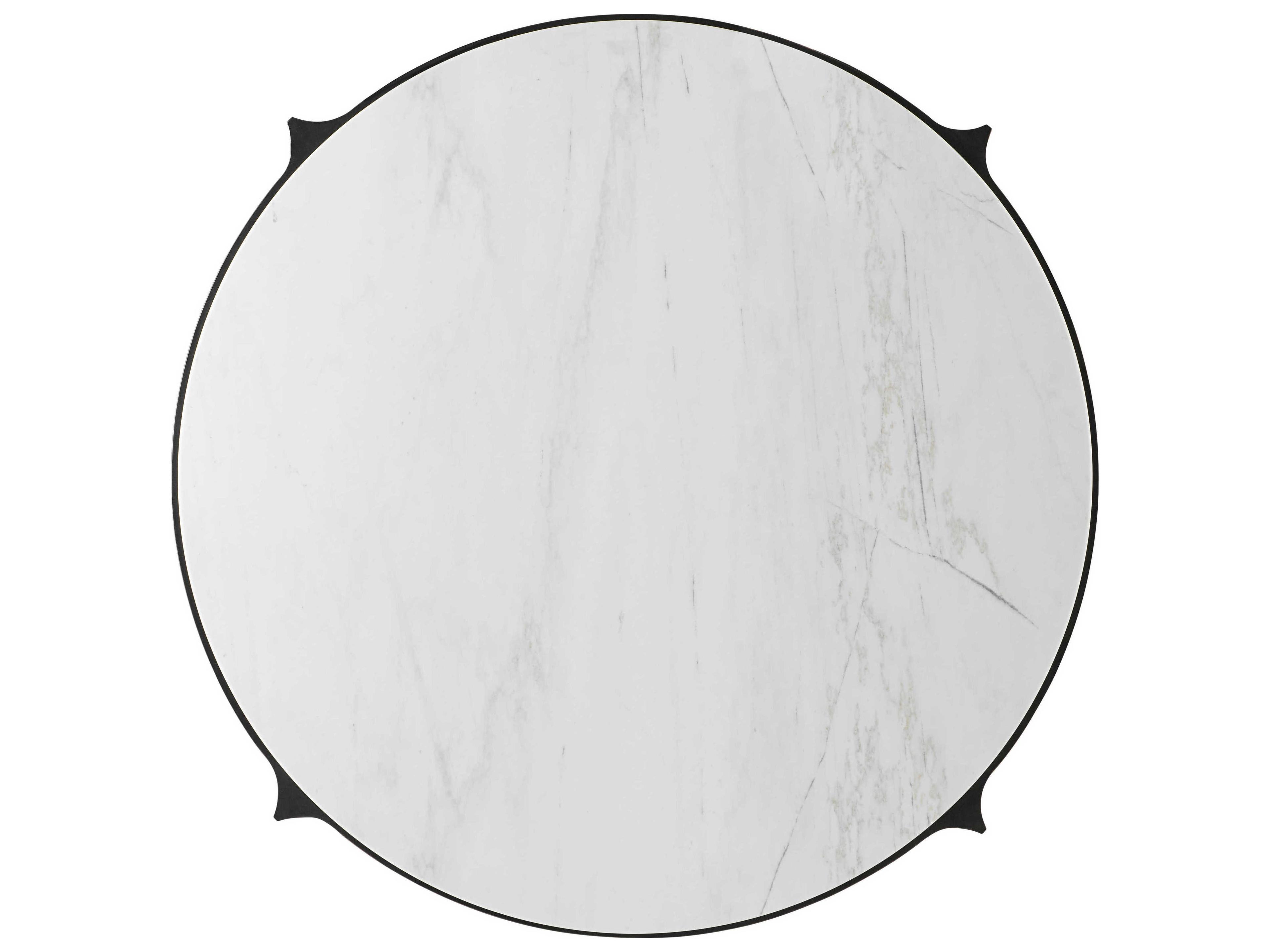 Theodore Alexander Ta Originals Round Marble Romulus Coffee Table