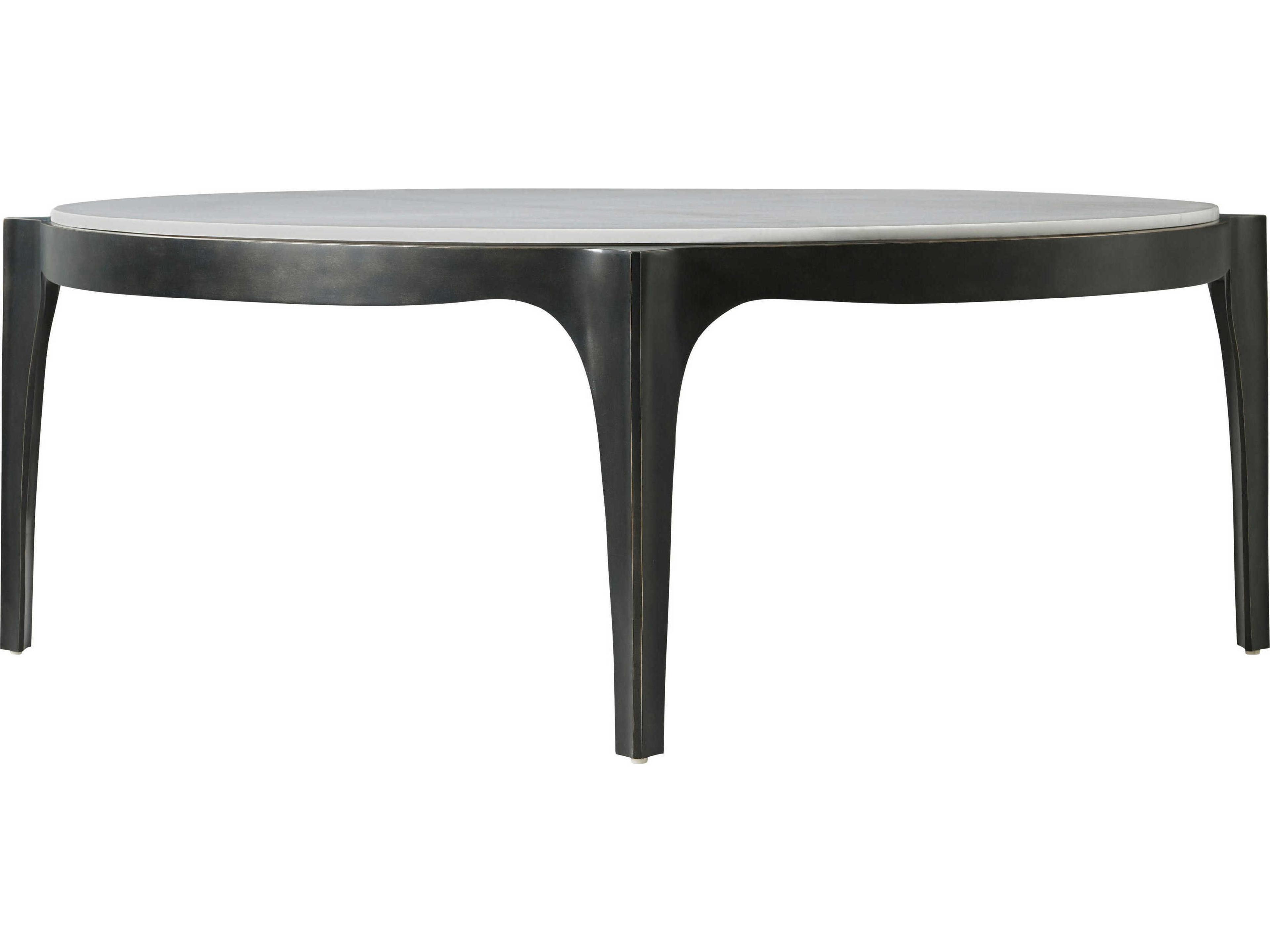 Theodore Alexander Ta Originals Round Marble Romulus Coffee Table
