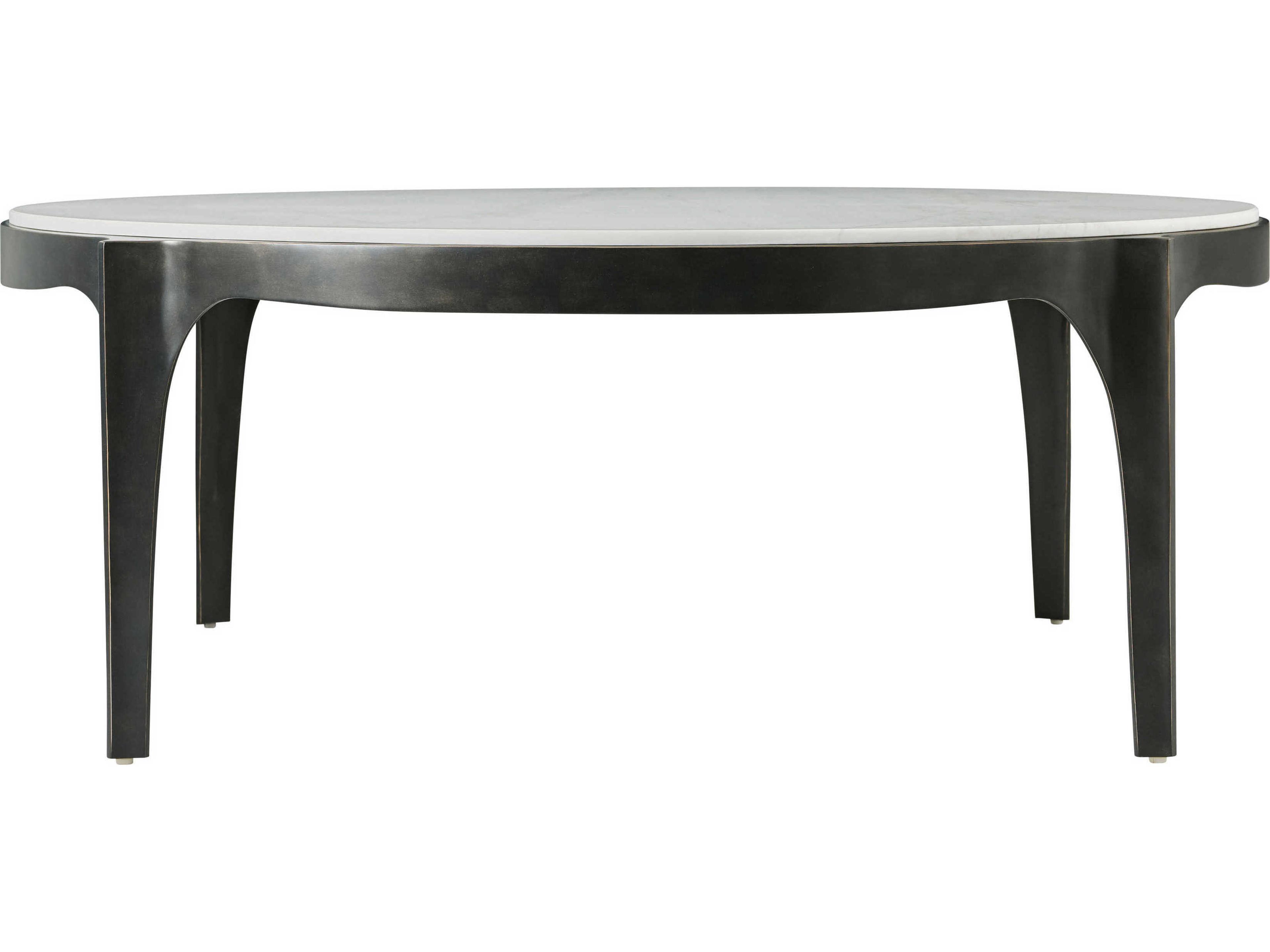 Theodore Alexander Ta Originals Round Marble Romulus Coffee Table