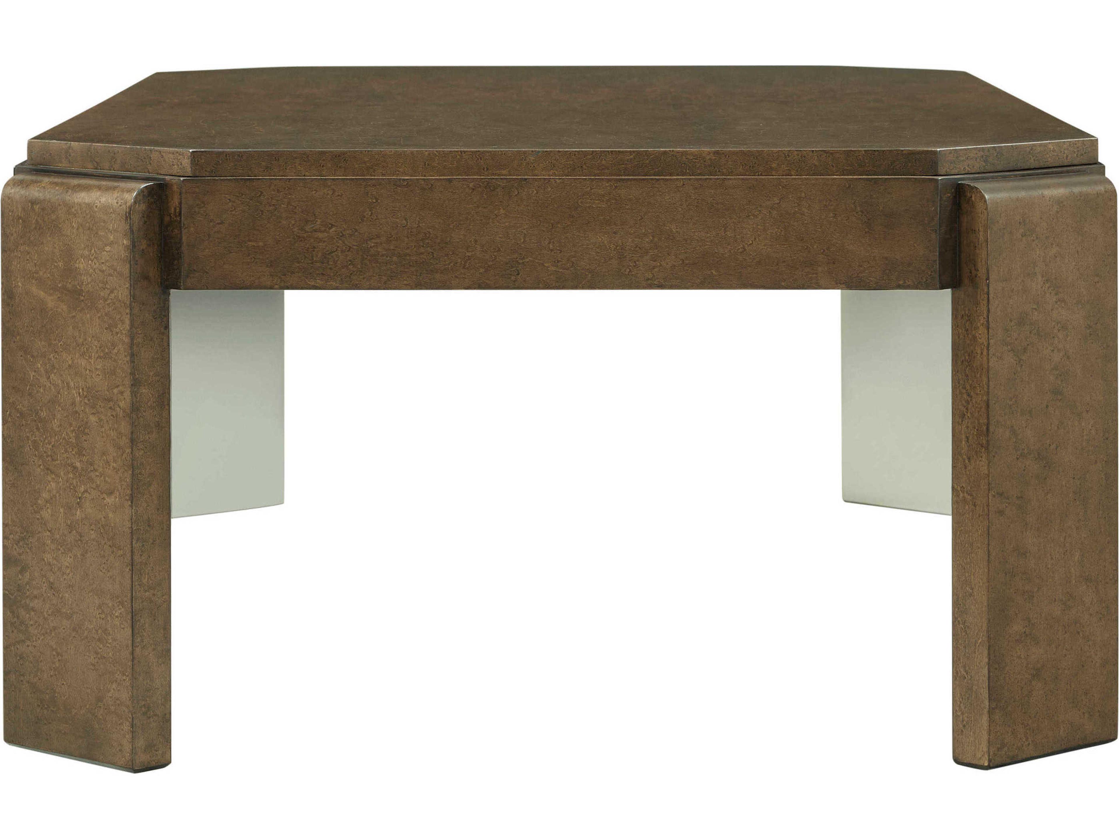 Theodore Alexander Origins Rectangular Wood Landmark Coffee Table