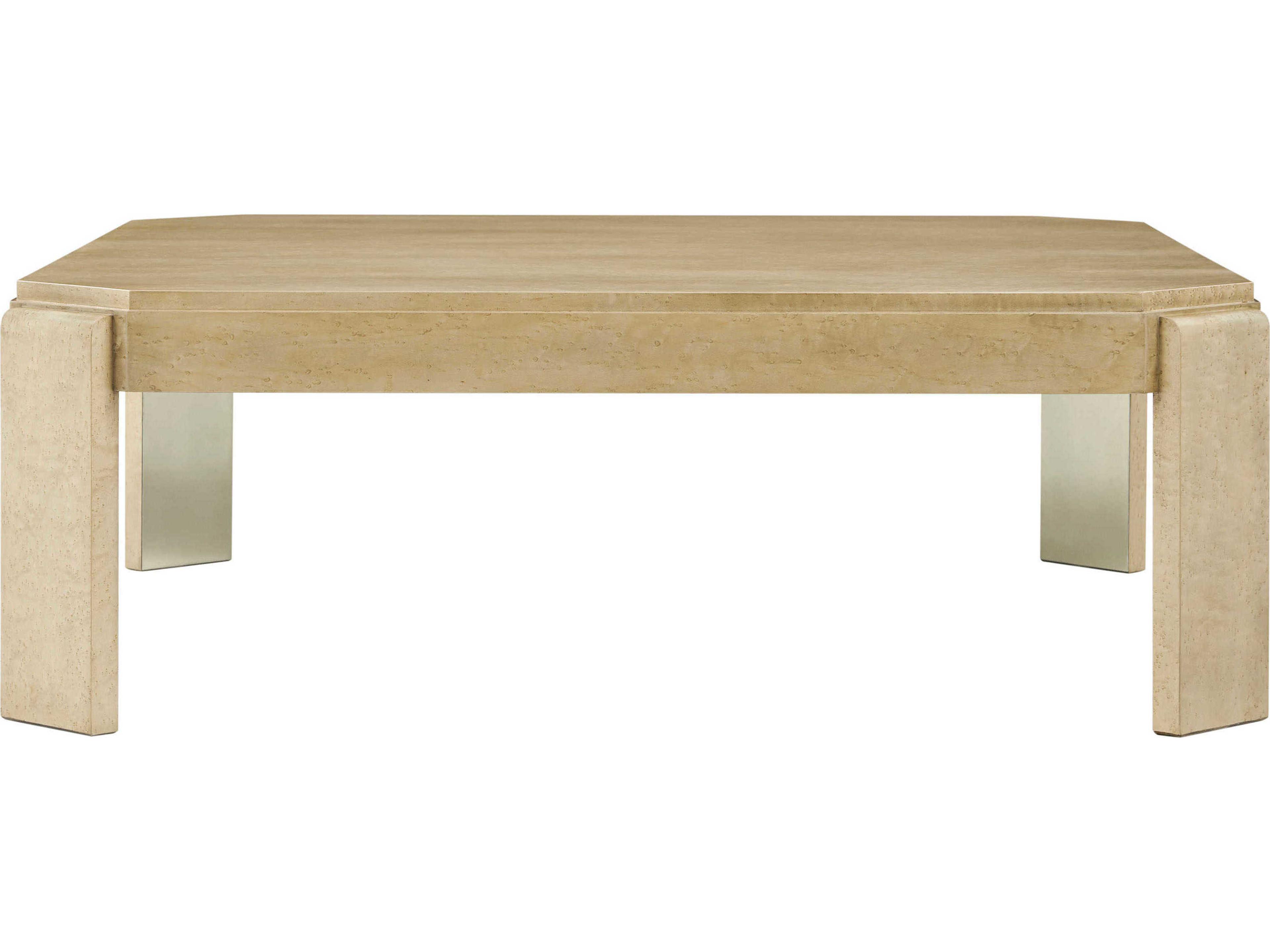 Theodore Alexander Origins Square Wood Sesame Coffee Table
