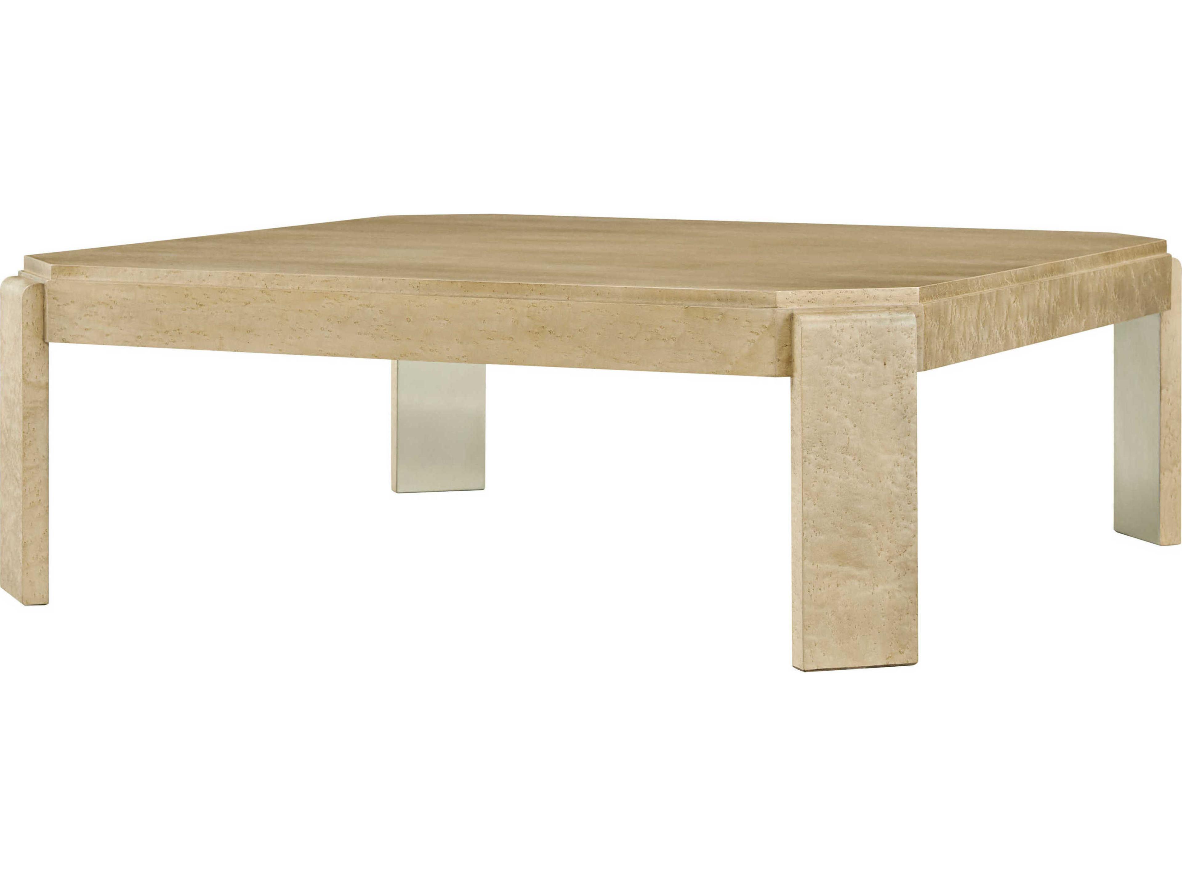 Theodore Alexander Origins Square Wood Sesame Coffee Table