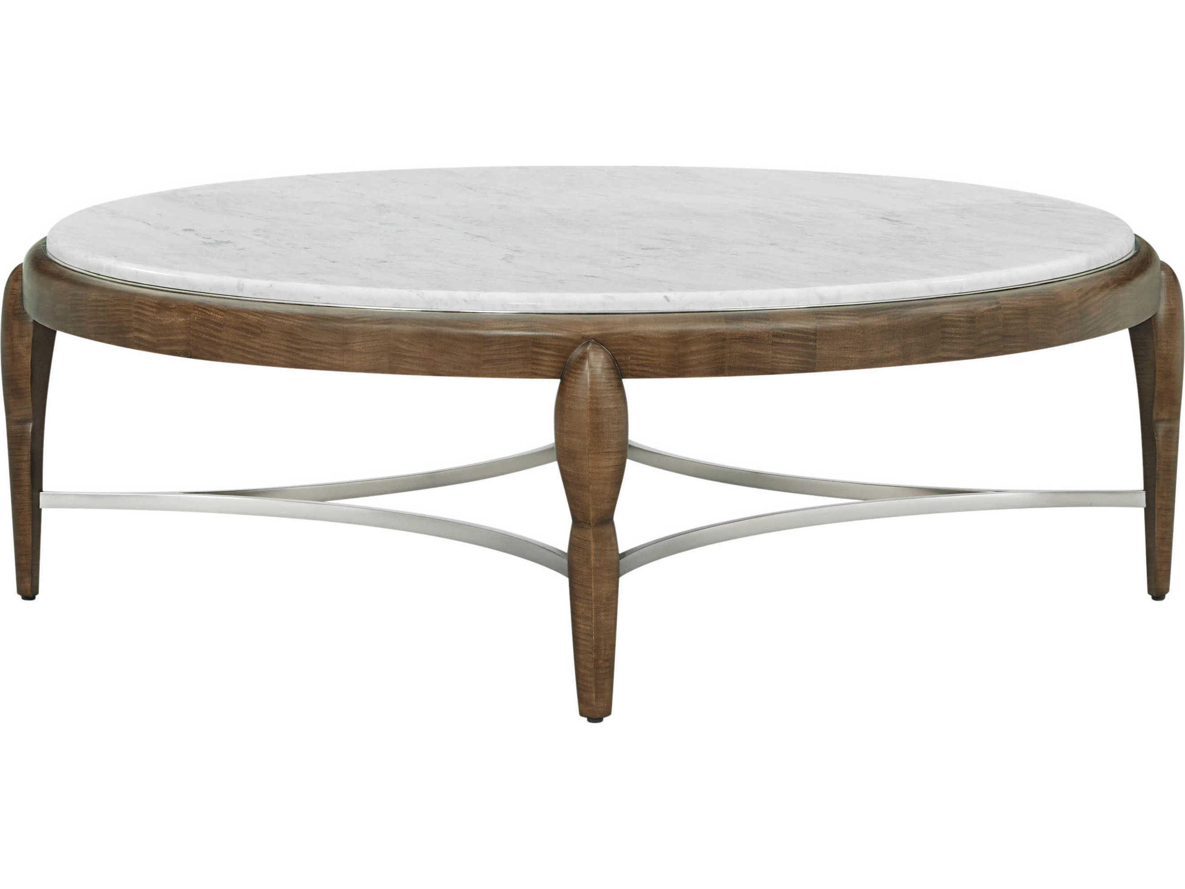 Theodore Alexander Origins Round Marble Landmark Coffee Table