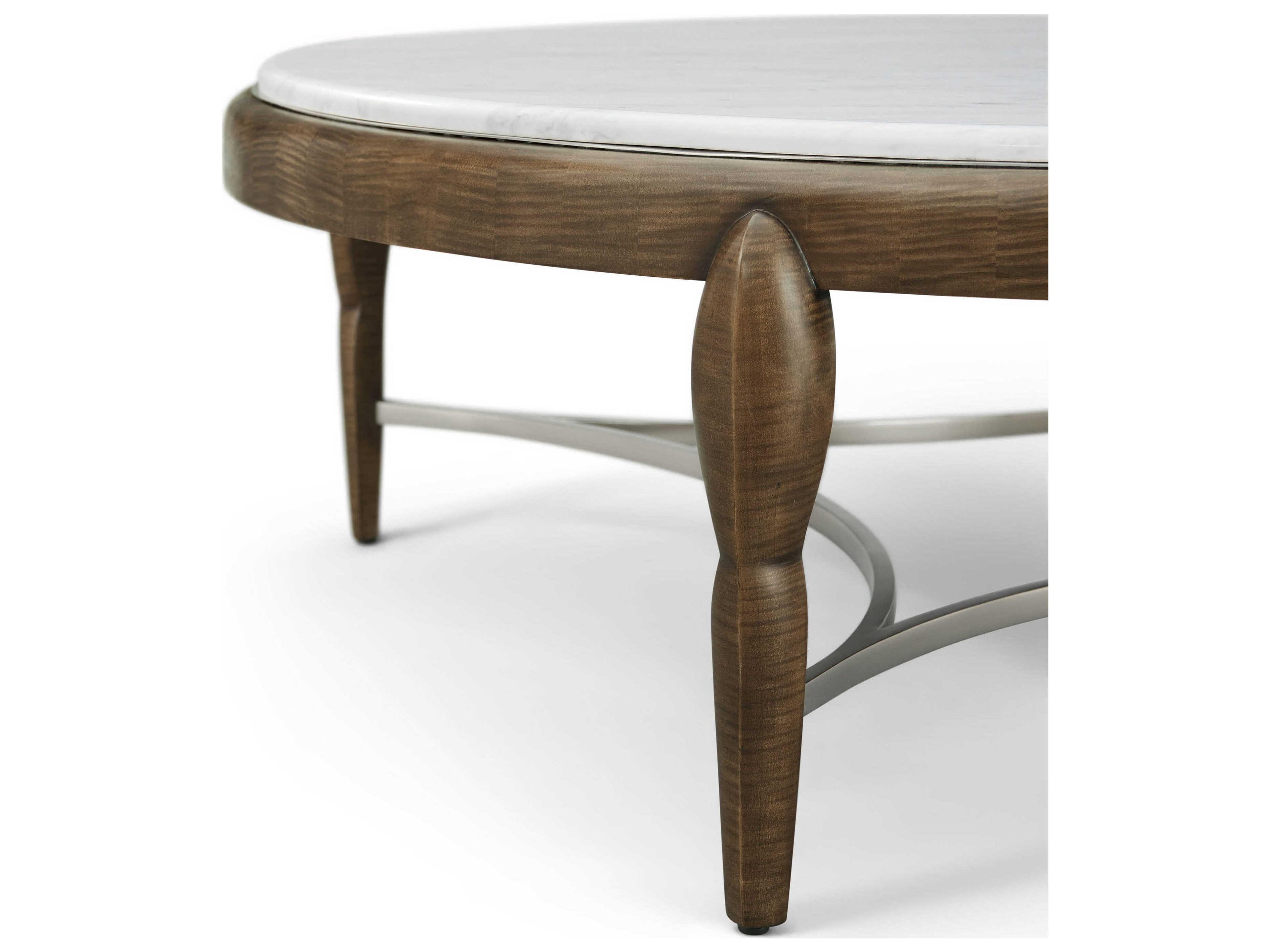 Theodore Alexander Origins Round Marble Landmark Coffee Table