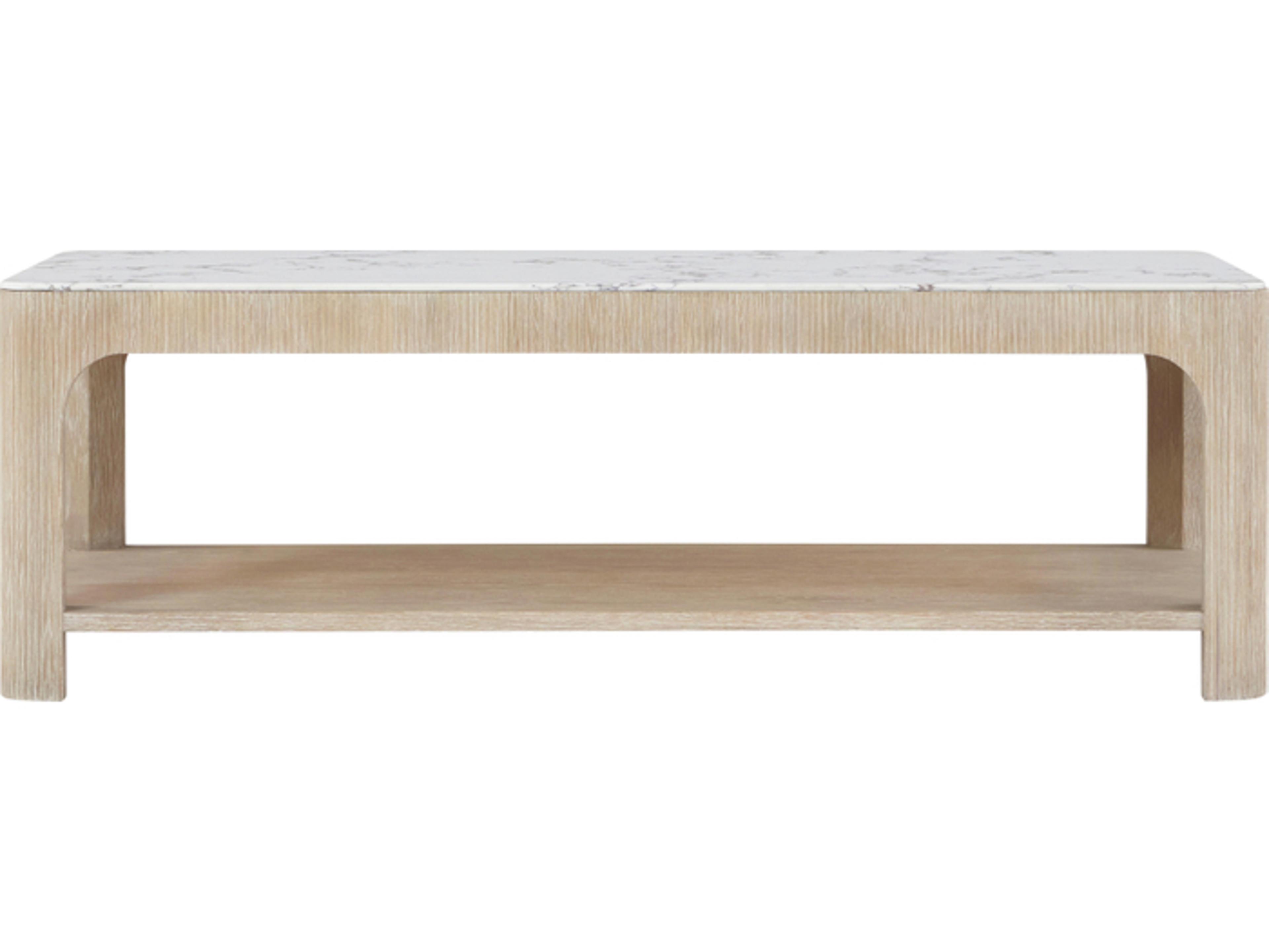 Theodore Alexander Horizon Rectangular Marble Coffee Table