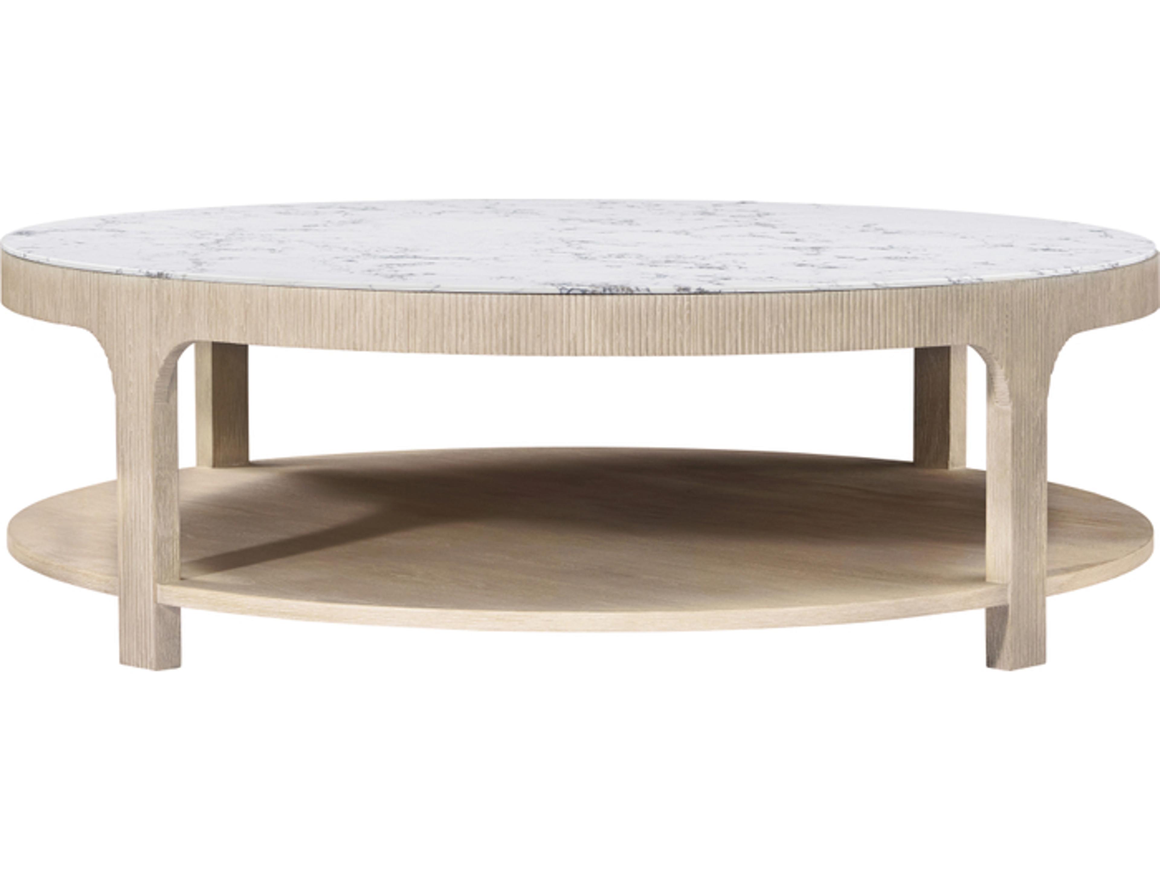Theodore Alexander Horizon Round Marble Coffee Table