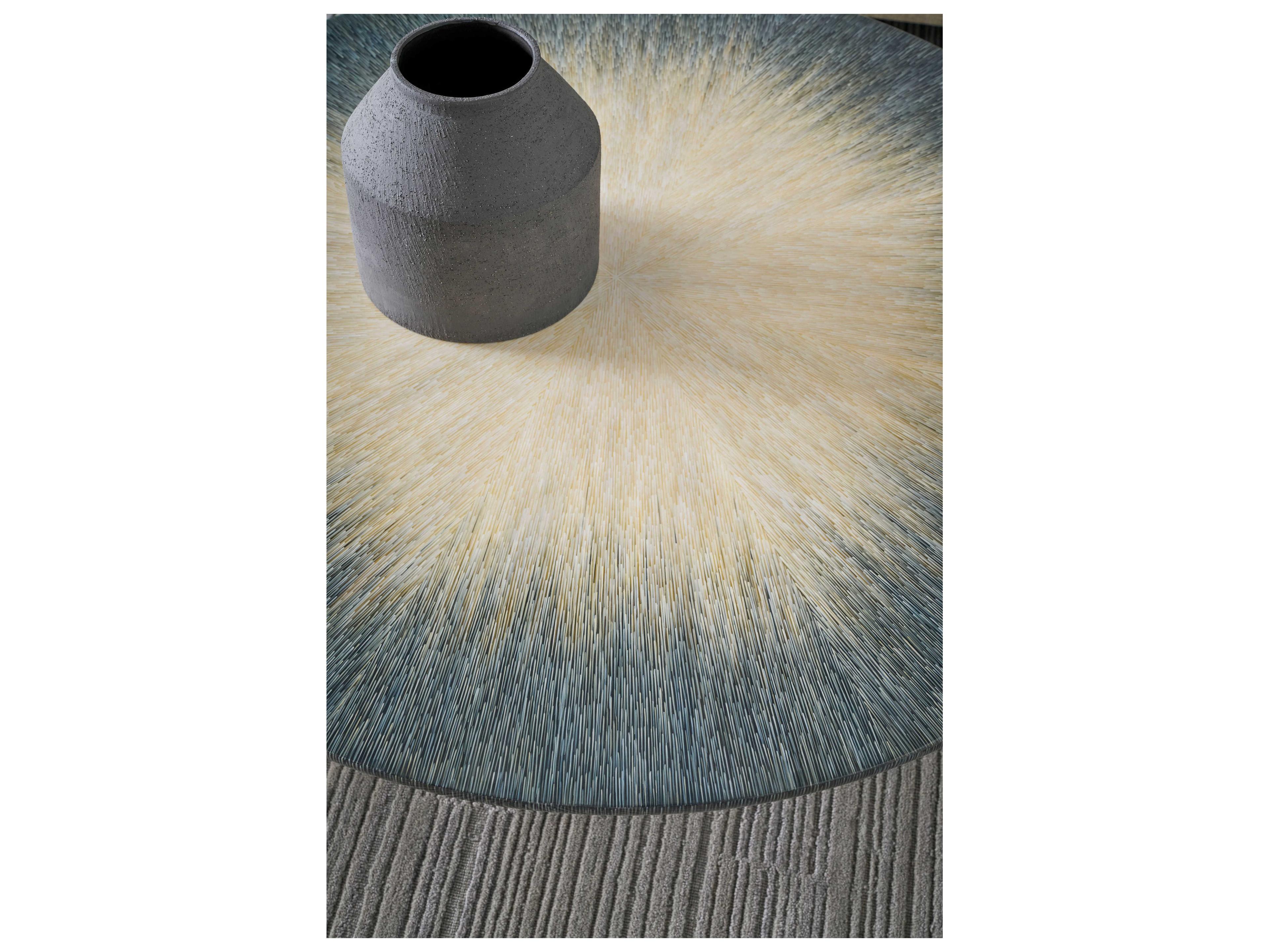 Theodore Alexander Ta Originals Round Wood Filament Coffee Table