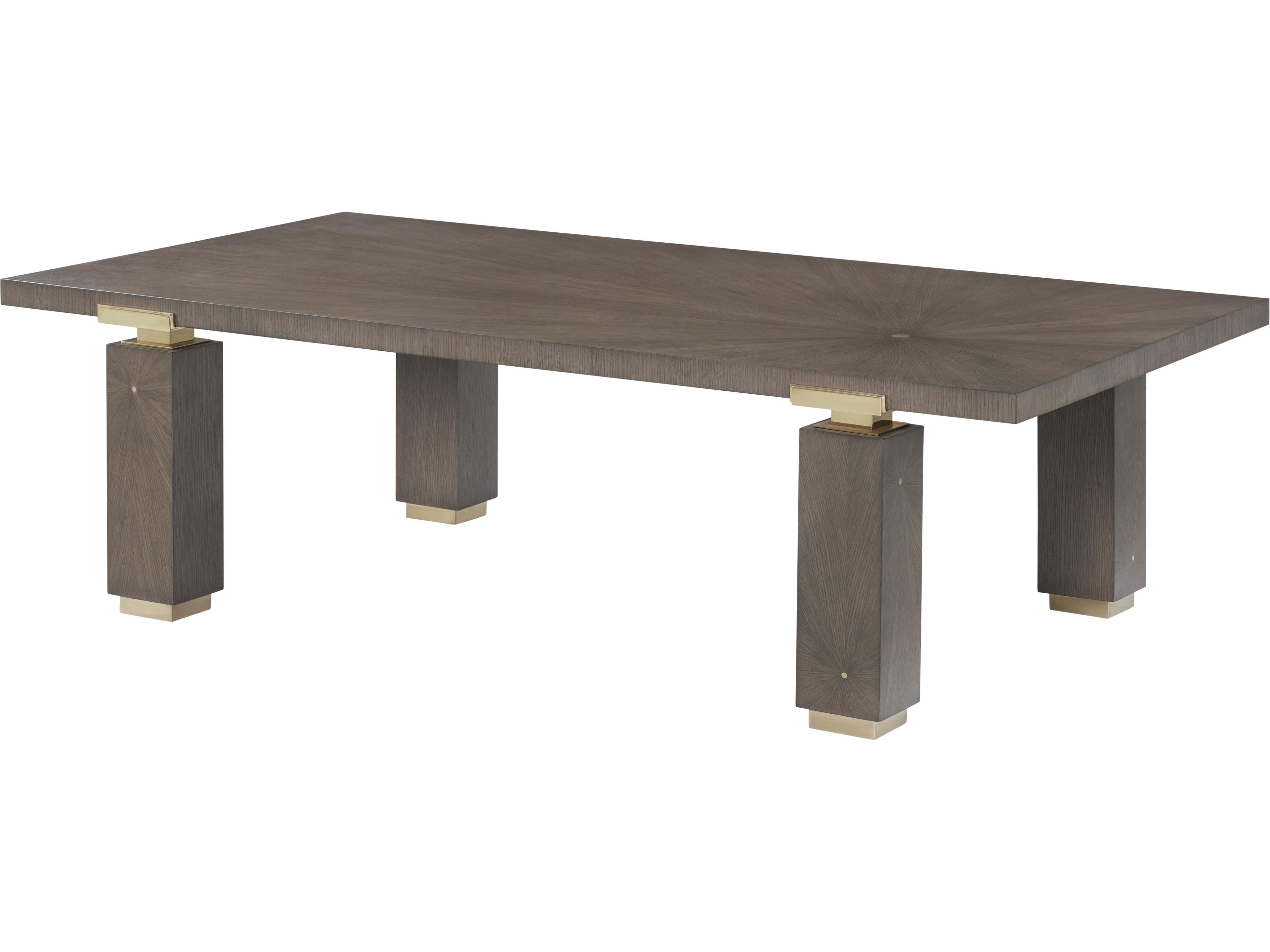 Judith Leiber Couture Rectangular Wood Coffee Table