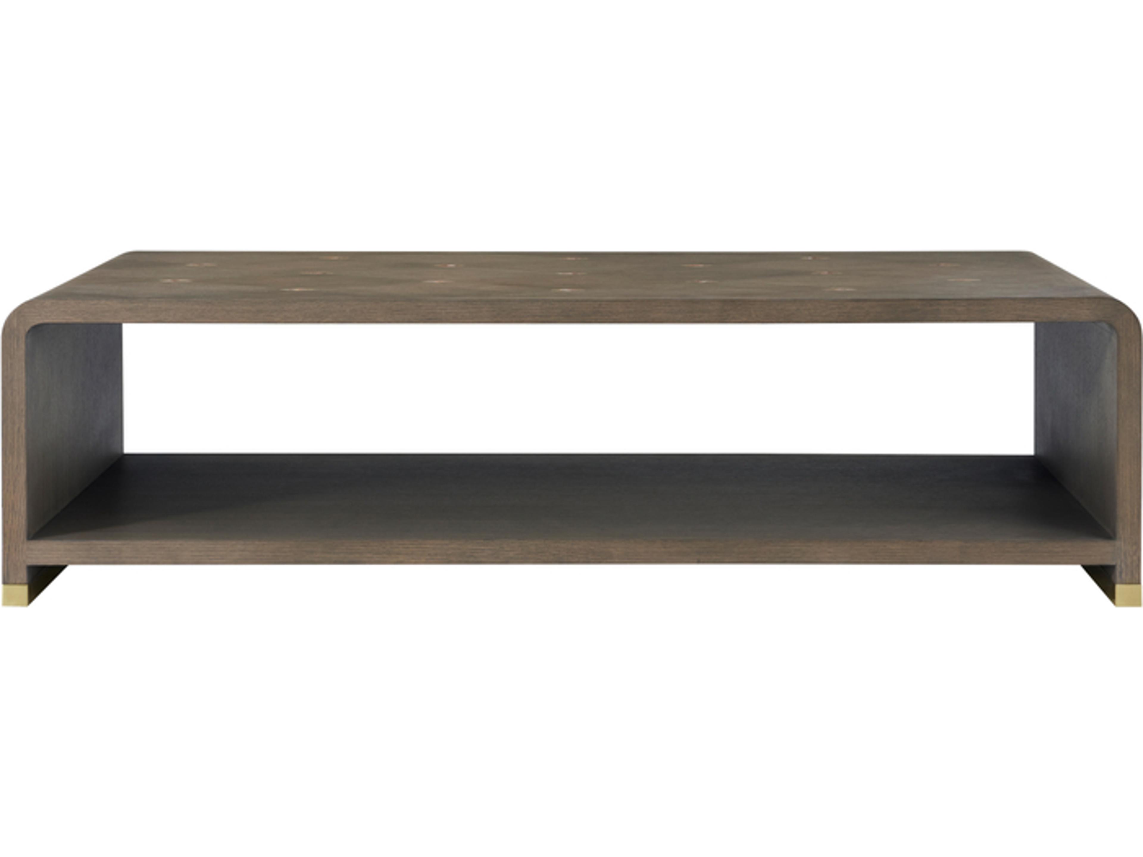 Theodore Alexander Judith Leiber Couture Rectangular Wood Coffee Table