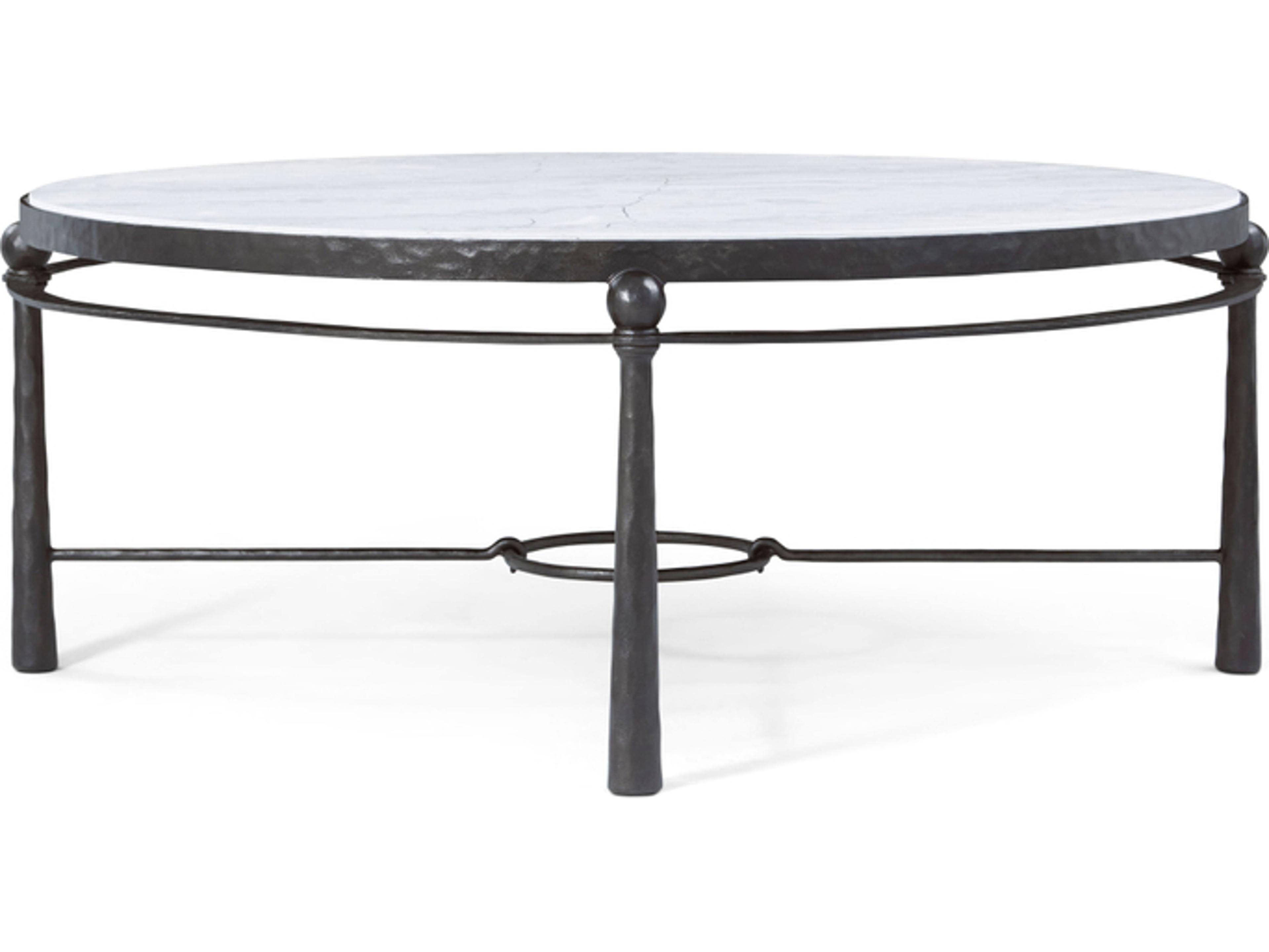 Theodore Alexander Spencer London Round Marble Coffee Table