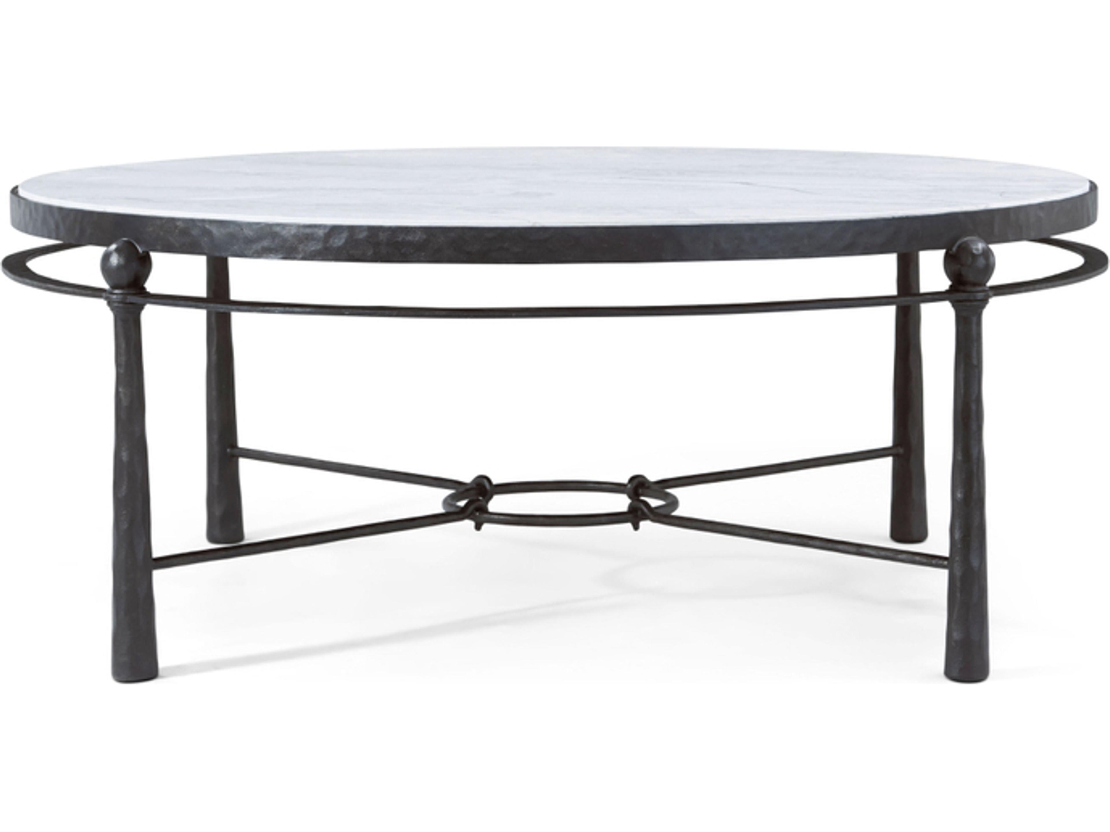 Theodore Alexander Spencer London Round Marble Coffee Table