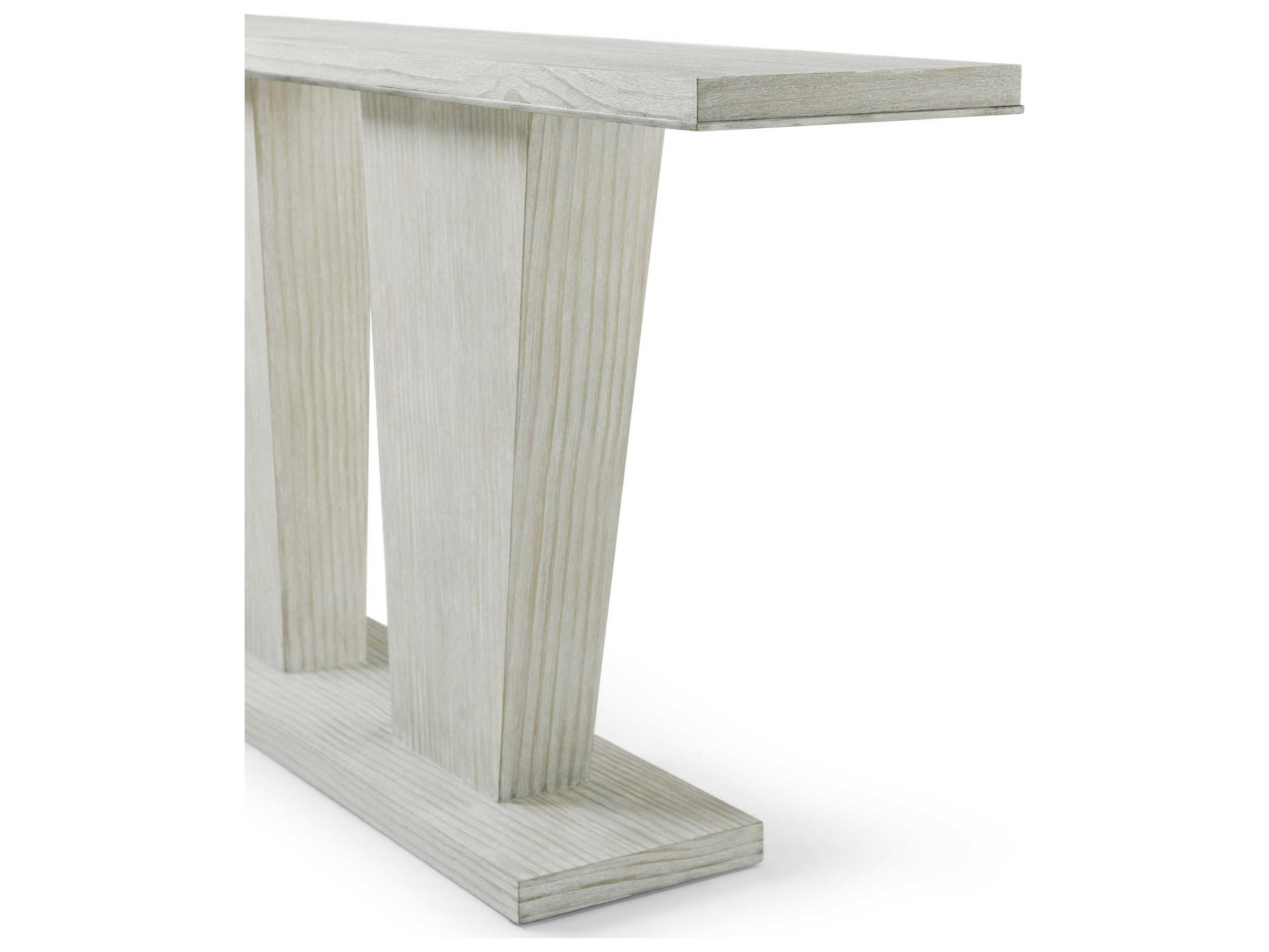 Theodore Alexander Breeze Rectangular Wood Sea Salt Console Table