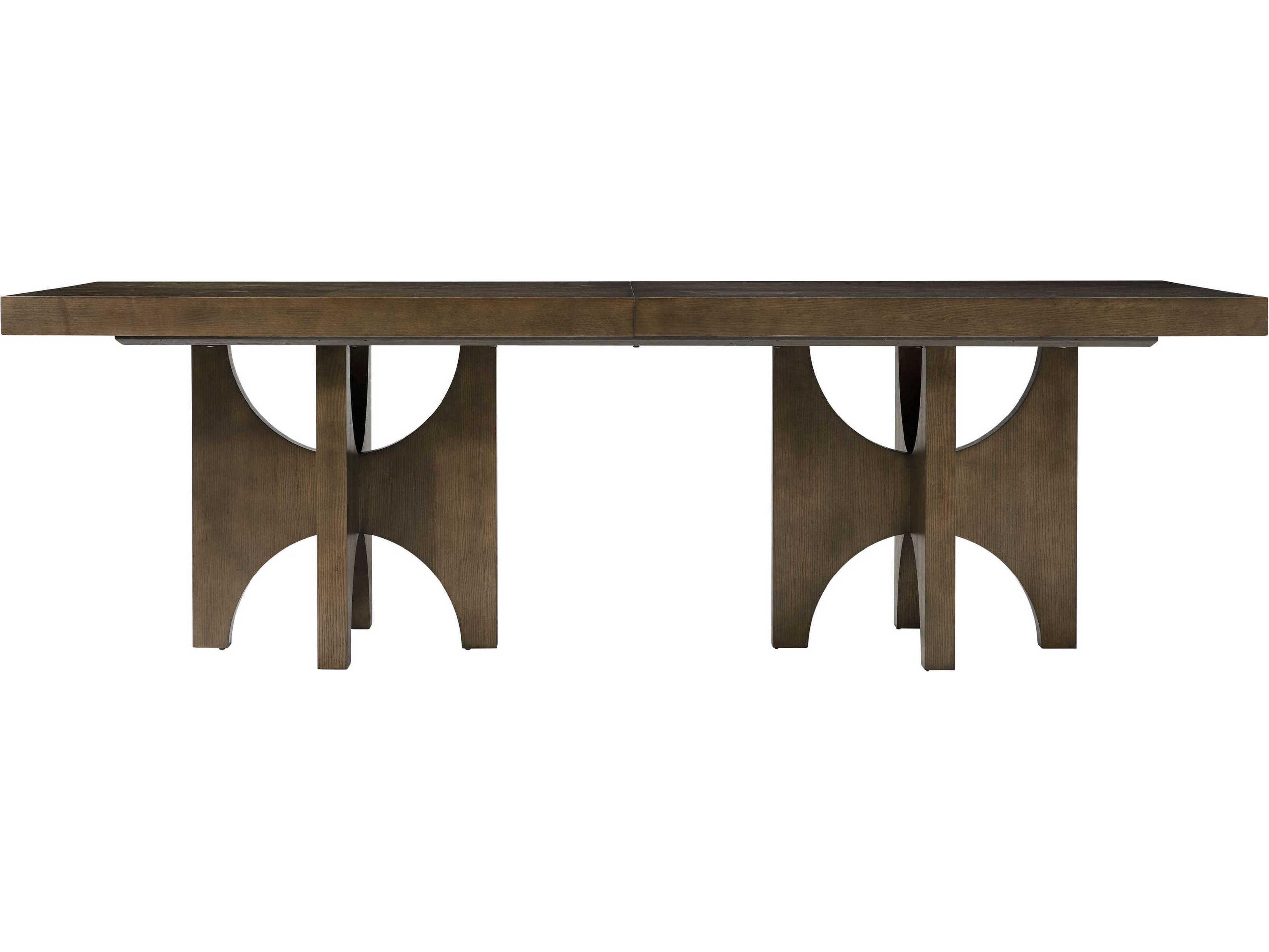 Theodore Alexander Catalina Rectangular Wood Earth Extending Dining Table