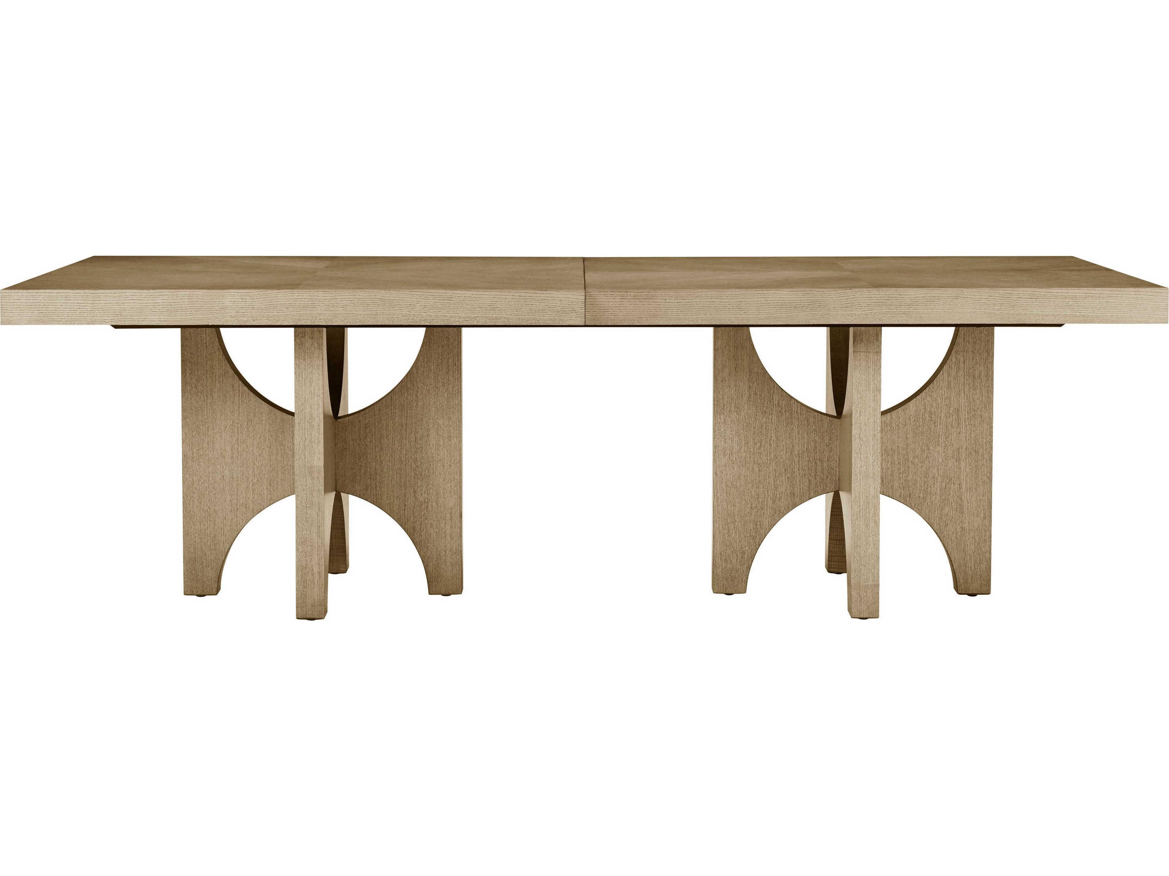 Theodore Alexander Catalina Rectangular Wood Dune Extending Dining Table