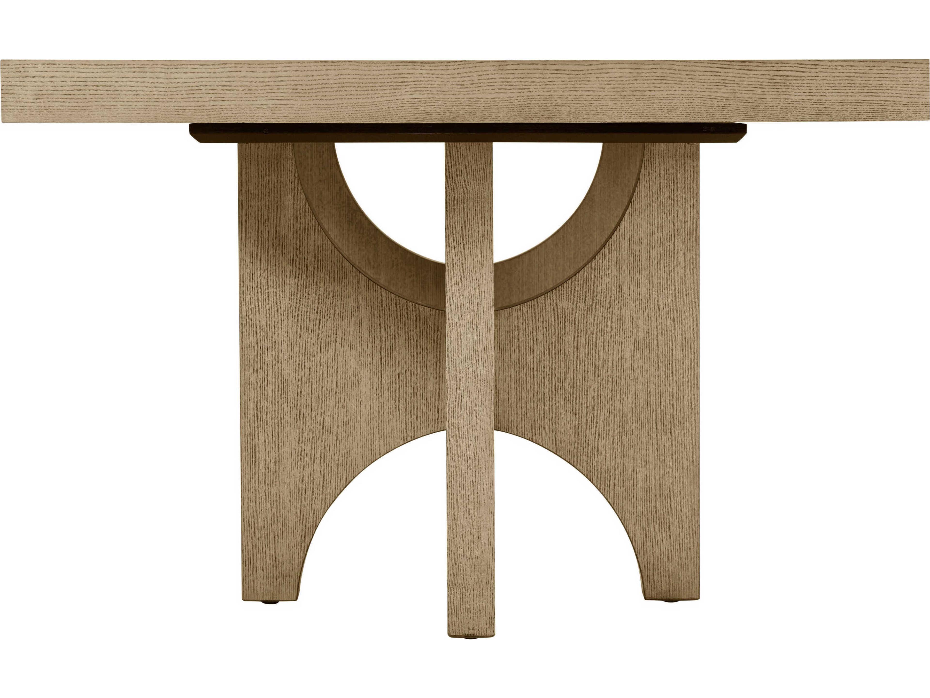 Theodore Alexander Catalina Rectangular Wood Dune Extending Dining Table