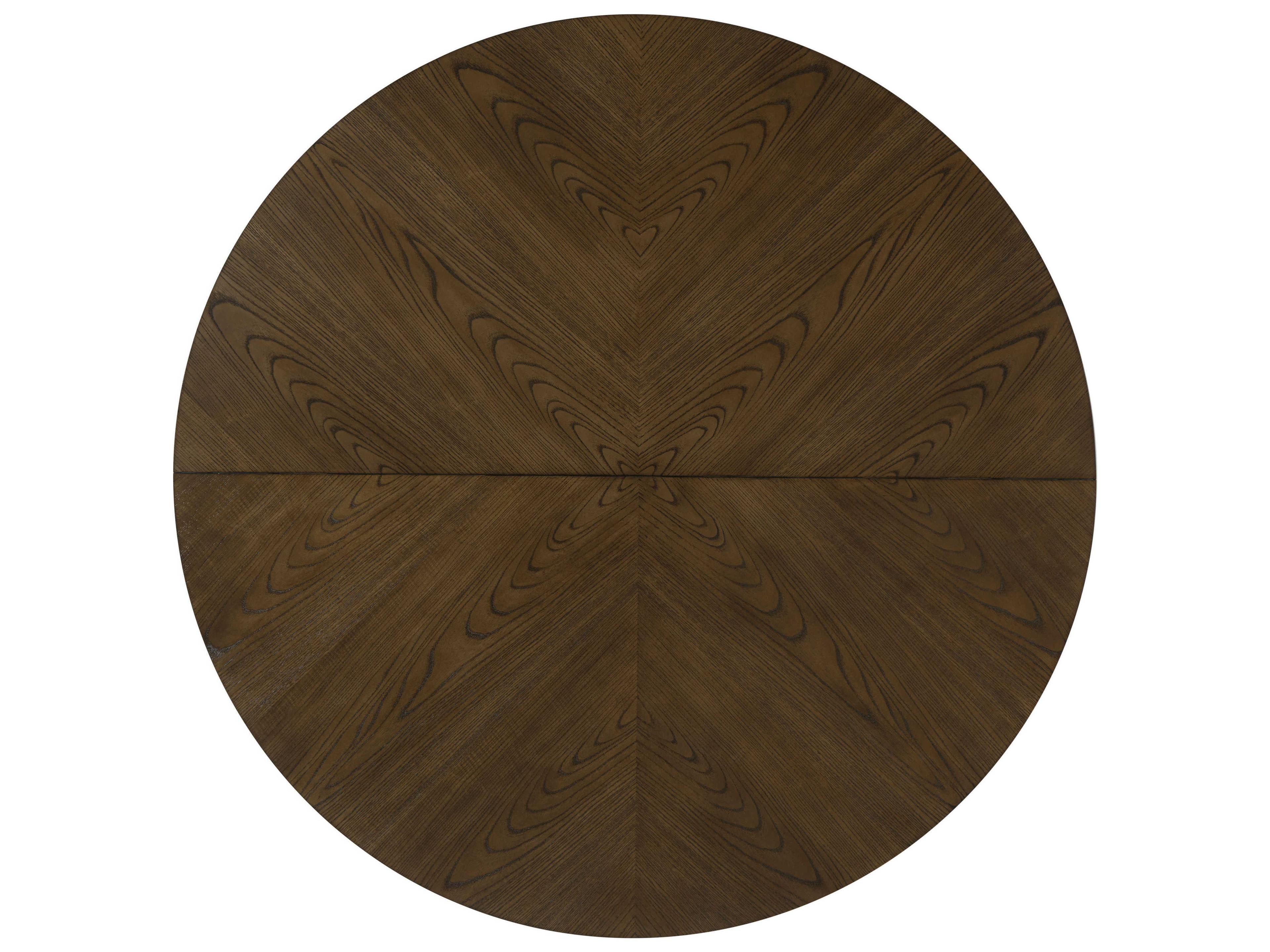 Theodore Alexander Catalina Round Wood Earth Extending Dining Table