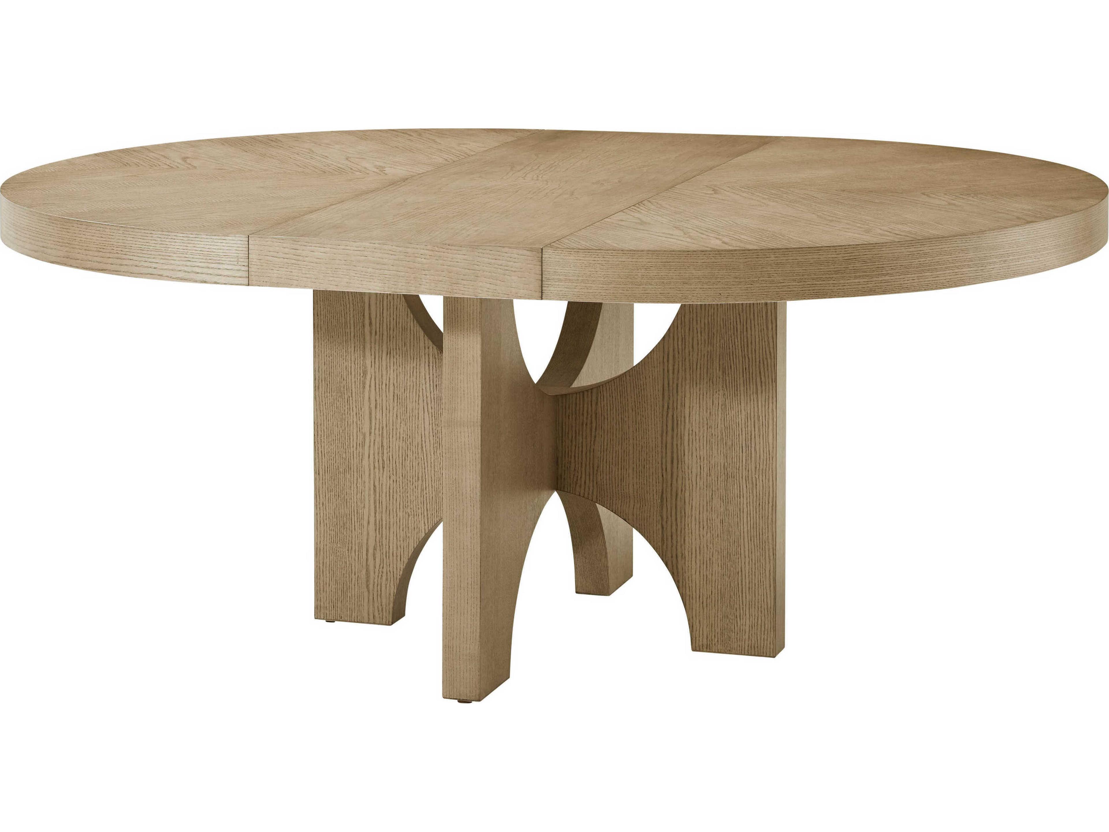 Theodore Alexander Catalina Oval Wood Dune Extending Dining Table