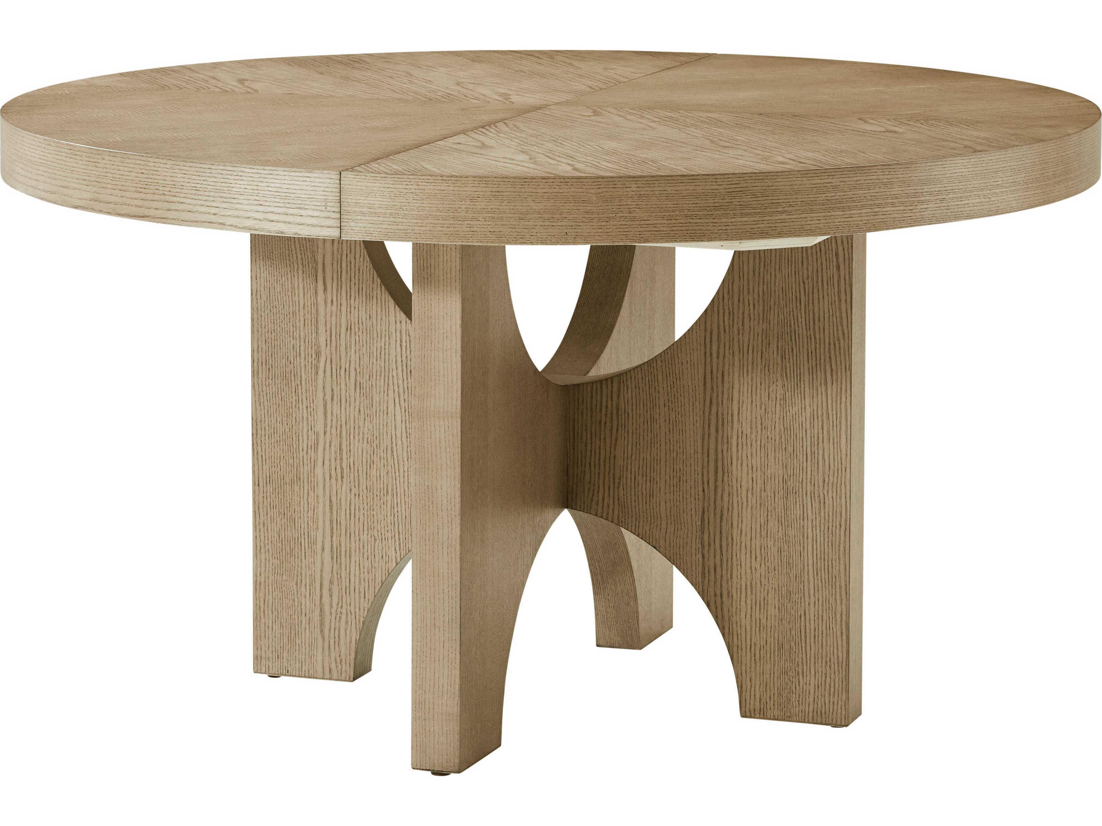 Theodore Alexander Catalina Oval Wood Dune Extending Dining Table