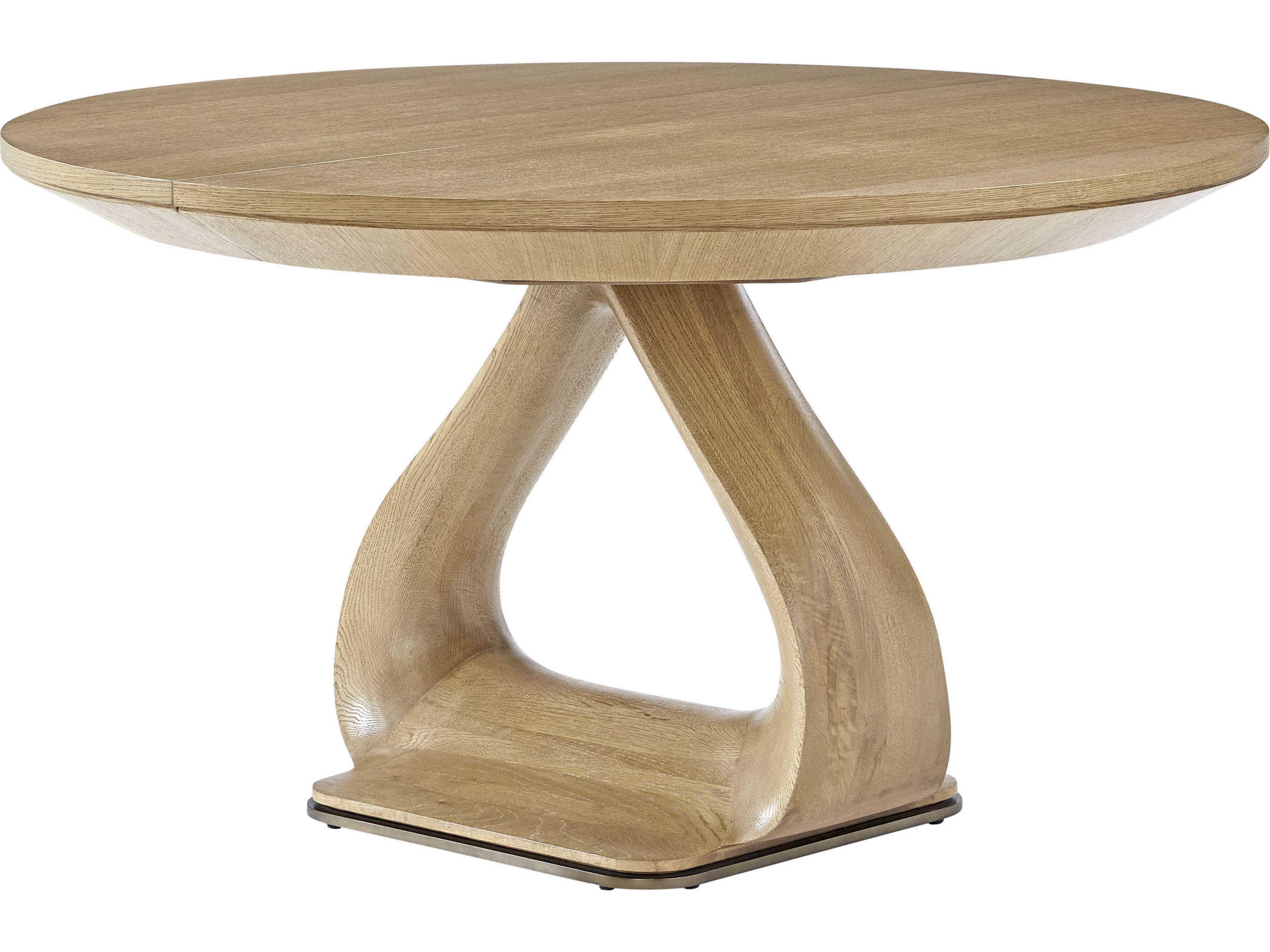 Theodore Alexander Essence Oval Wood Blonde Dining Table