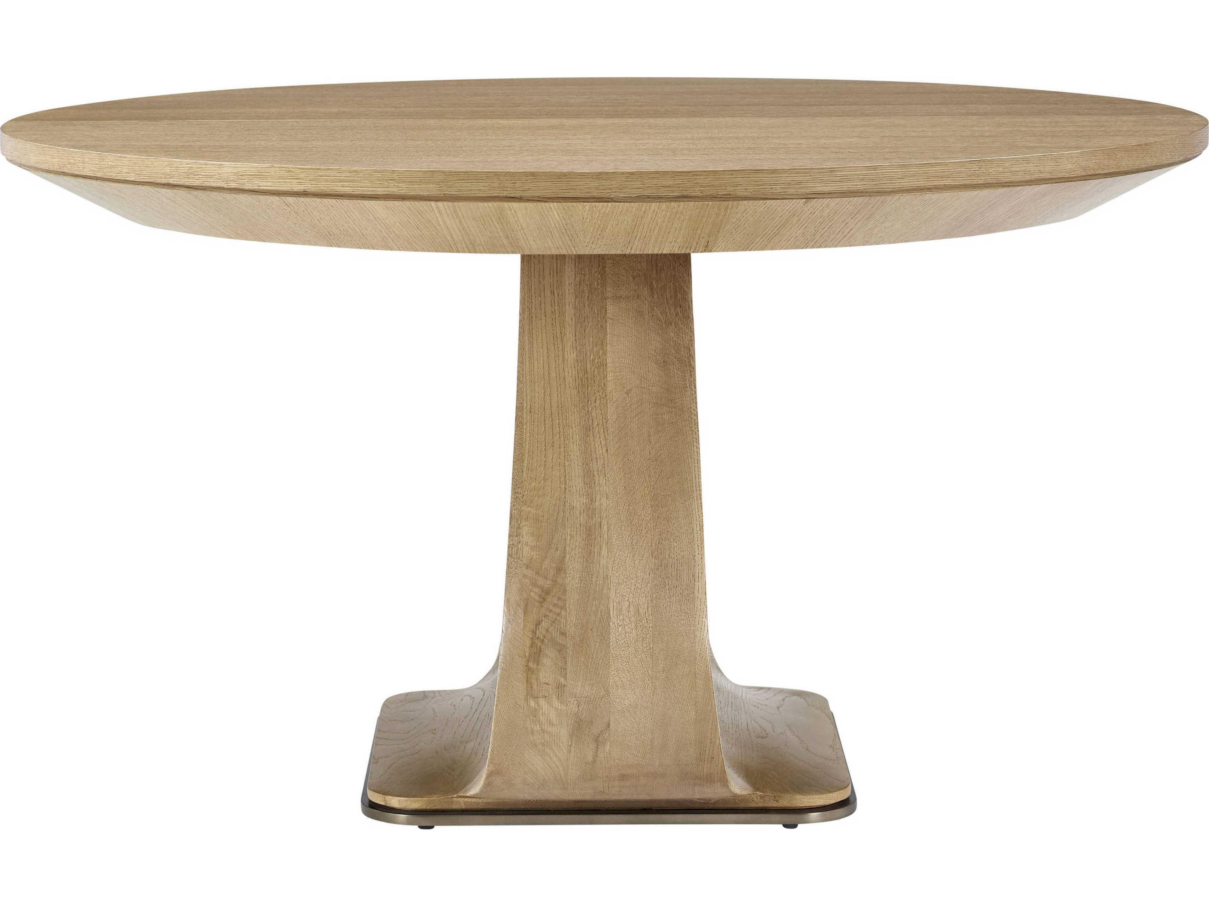 Theodore Alexander Essence Oval Wood Blonde Dining Table