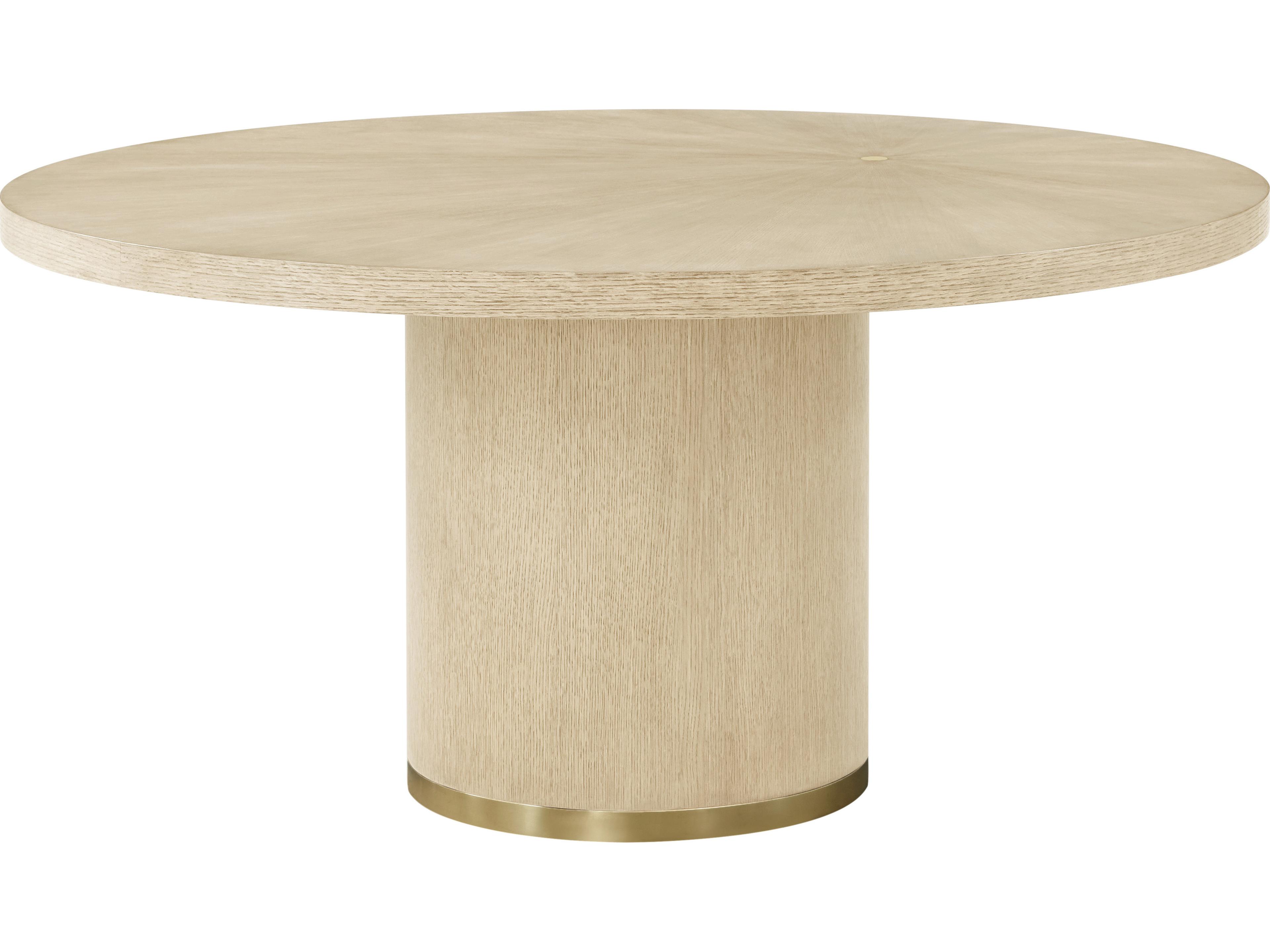 Judith Leiber Couture Round Wood Dining Table