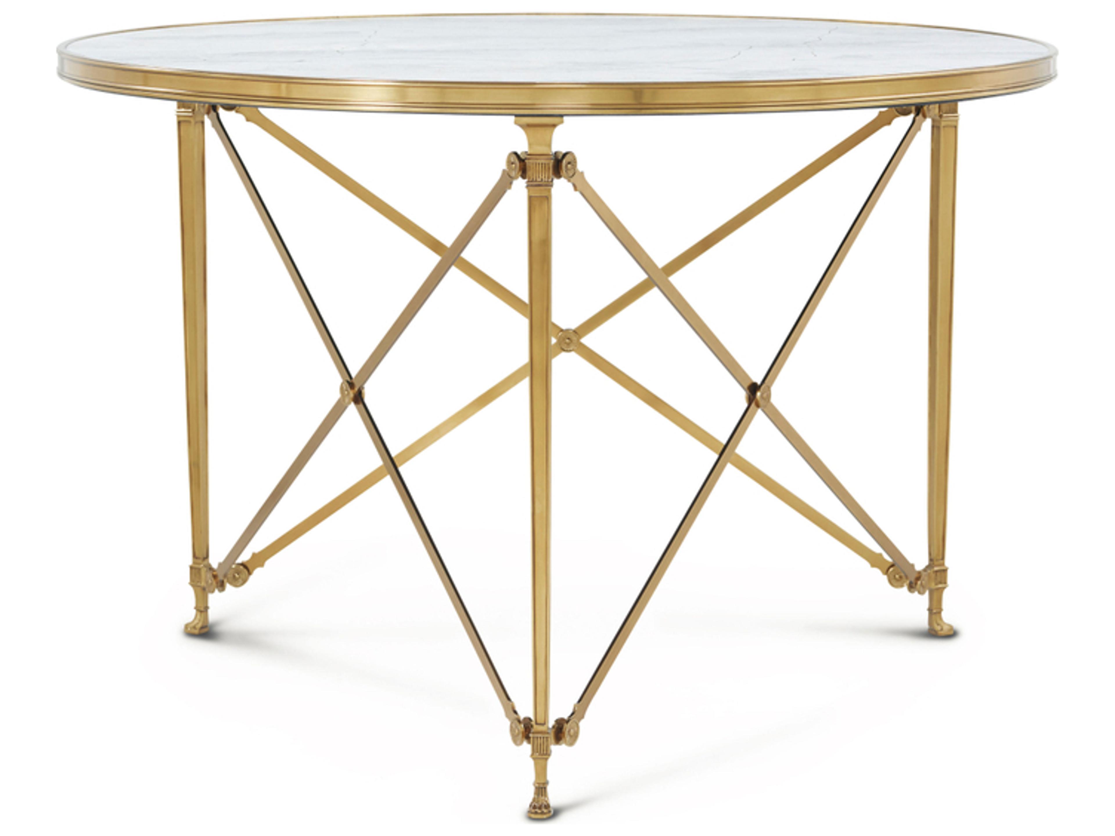 Theodore Alexander Spencer London Round Marble Coffee Table