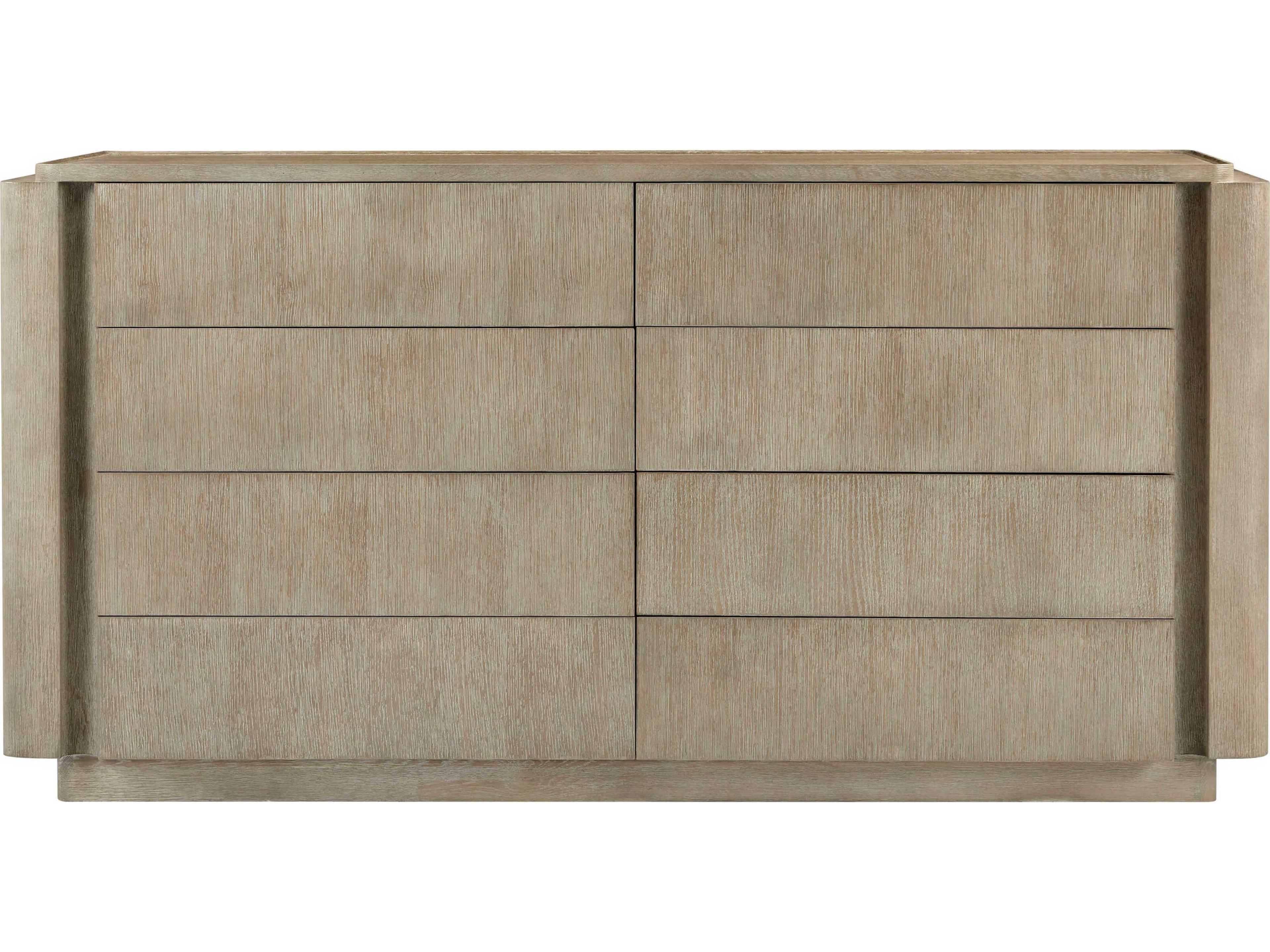 Theodore Alexander Repose 8-Drawers Gray Double Dresser