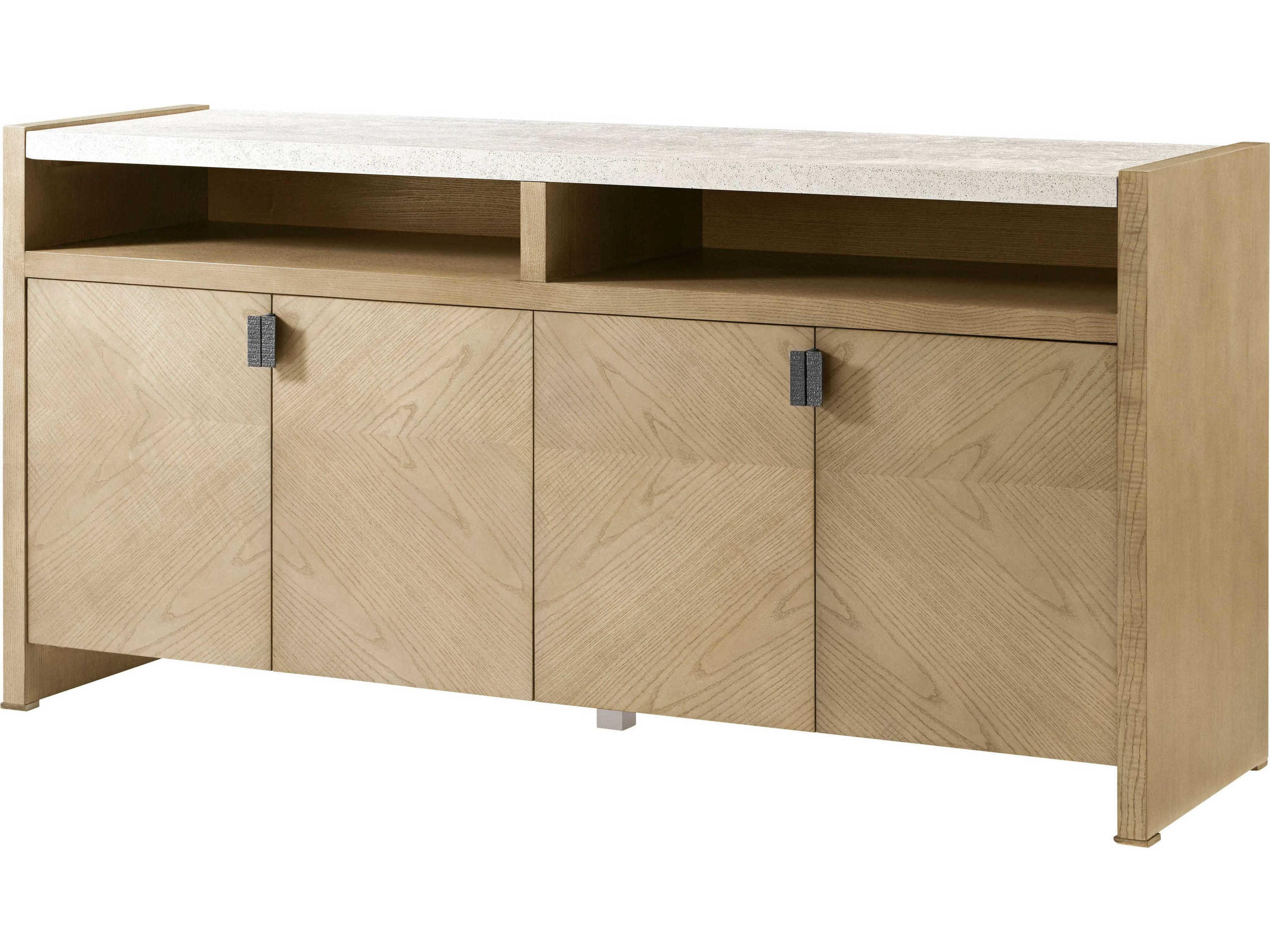 Catalina 78" Ash Wood Dune Sideboard