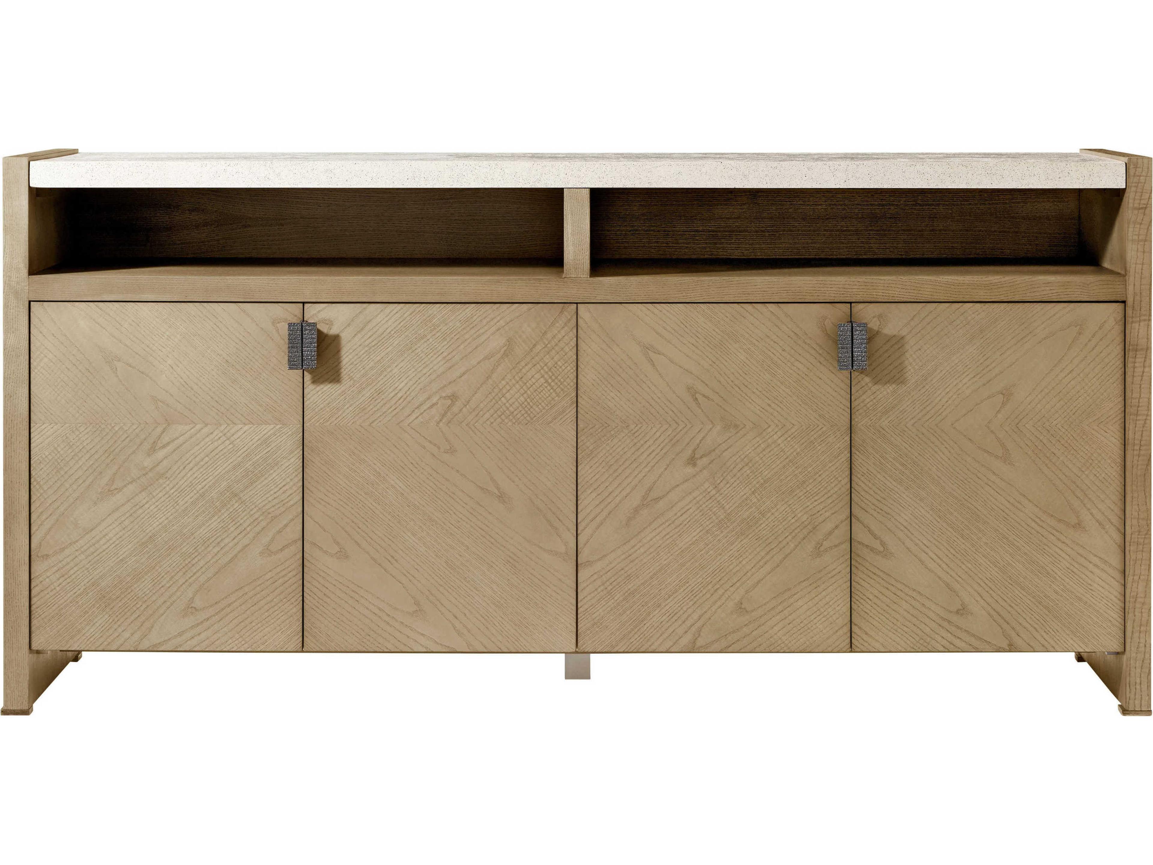 Theodore Alexander Catalina 78" Ash Wood Dune Sideboard