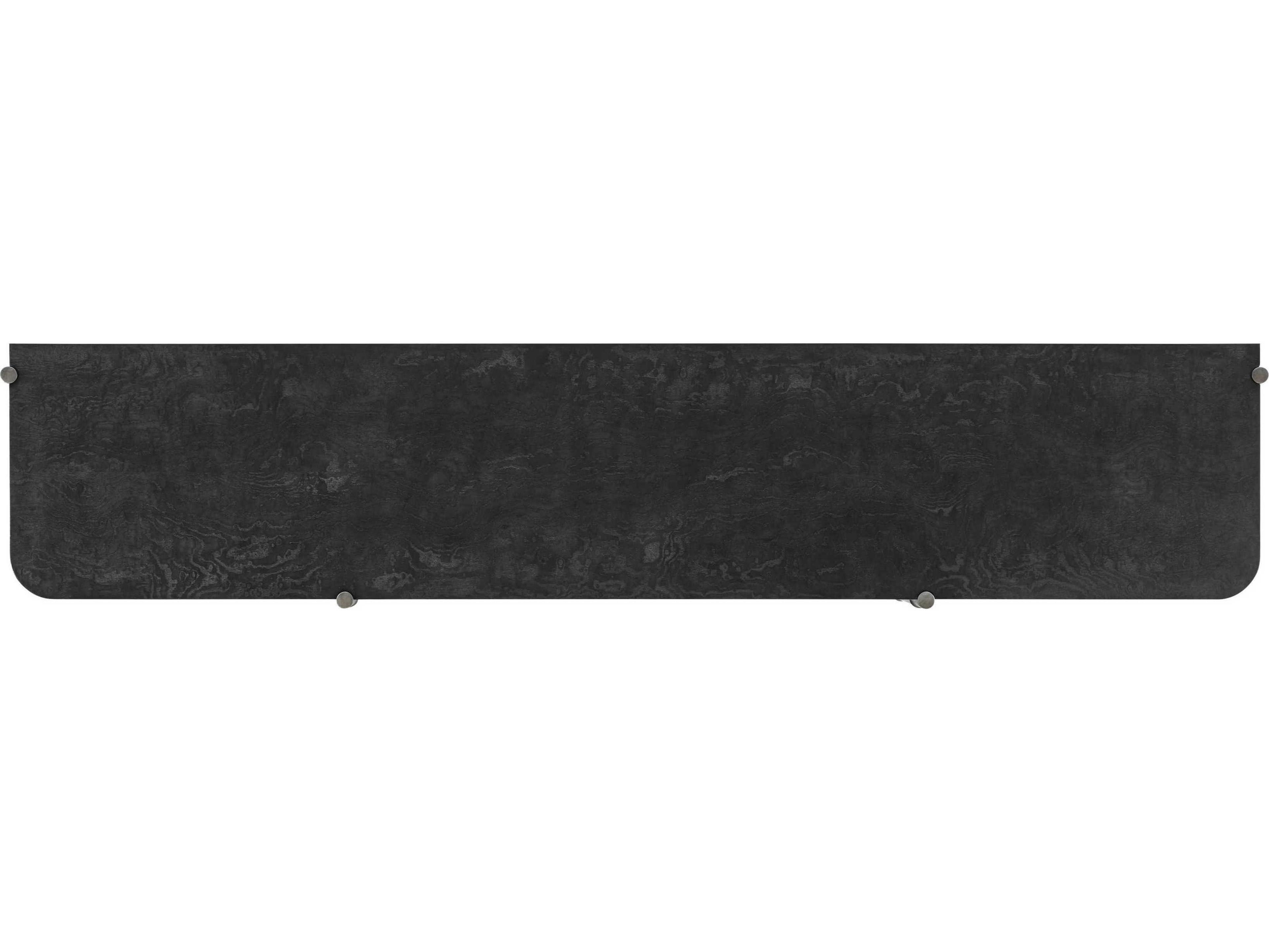 Theodore Alexander Kesden 86" Silent Black Sideboard