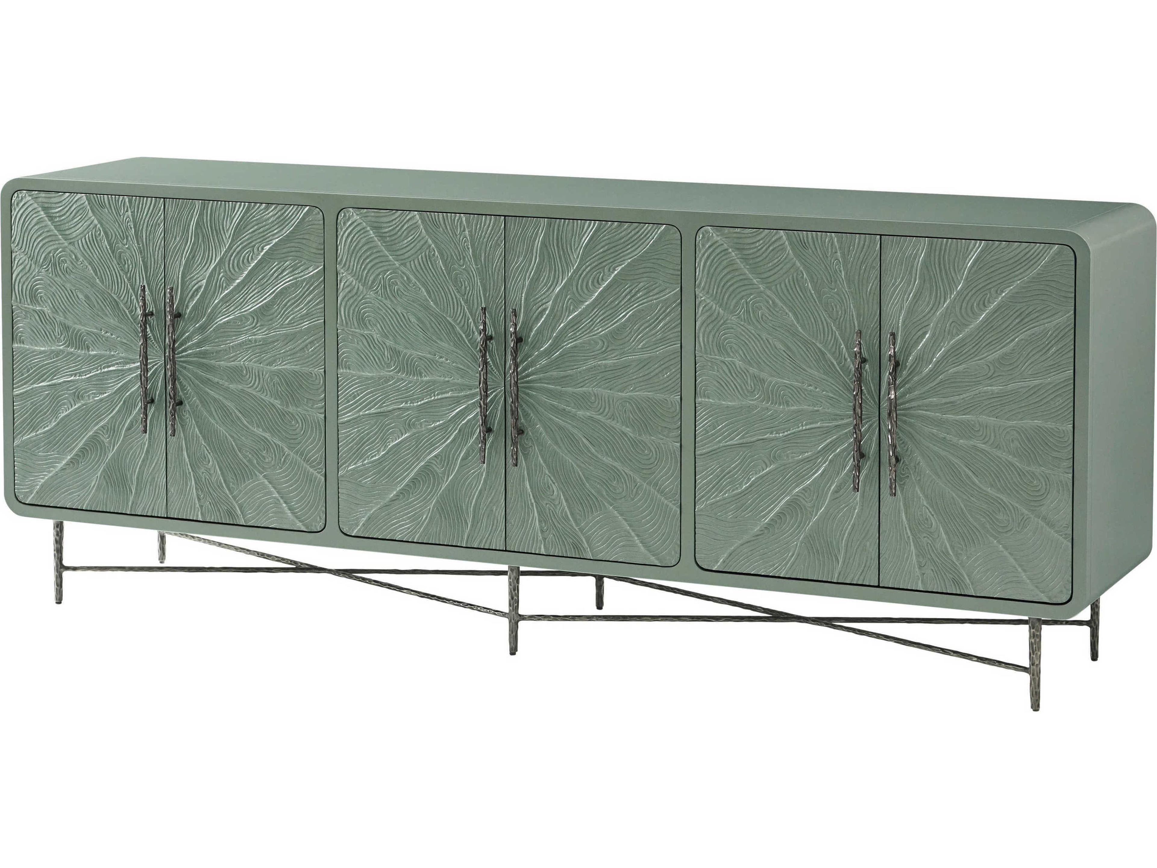 Essence 90" Solid Wood Rose Pine Media Cabinet