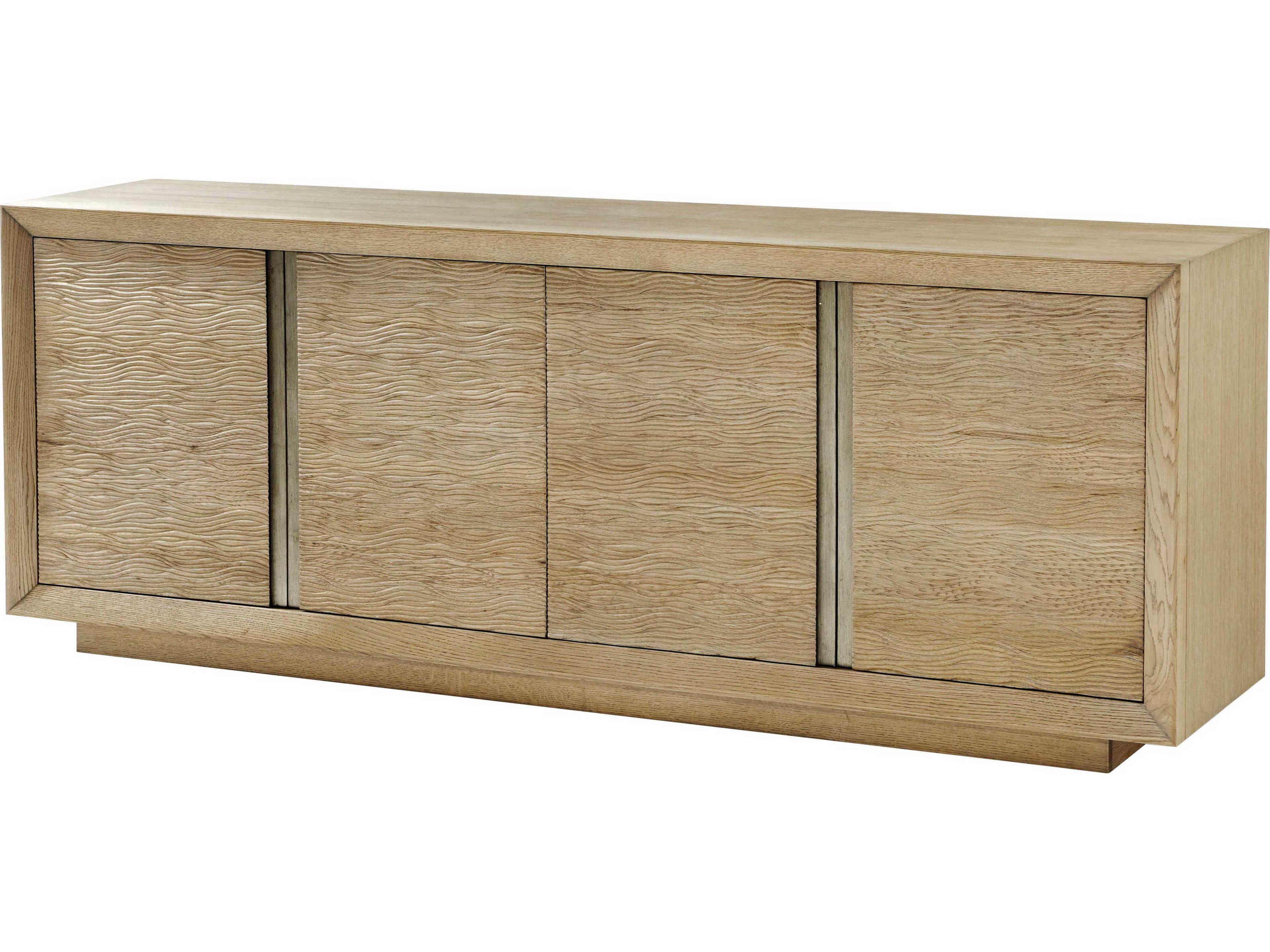 Essence 90" Solid Wood Blonde Media Cabinet